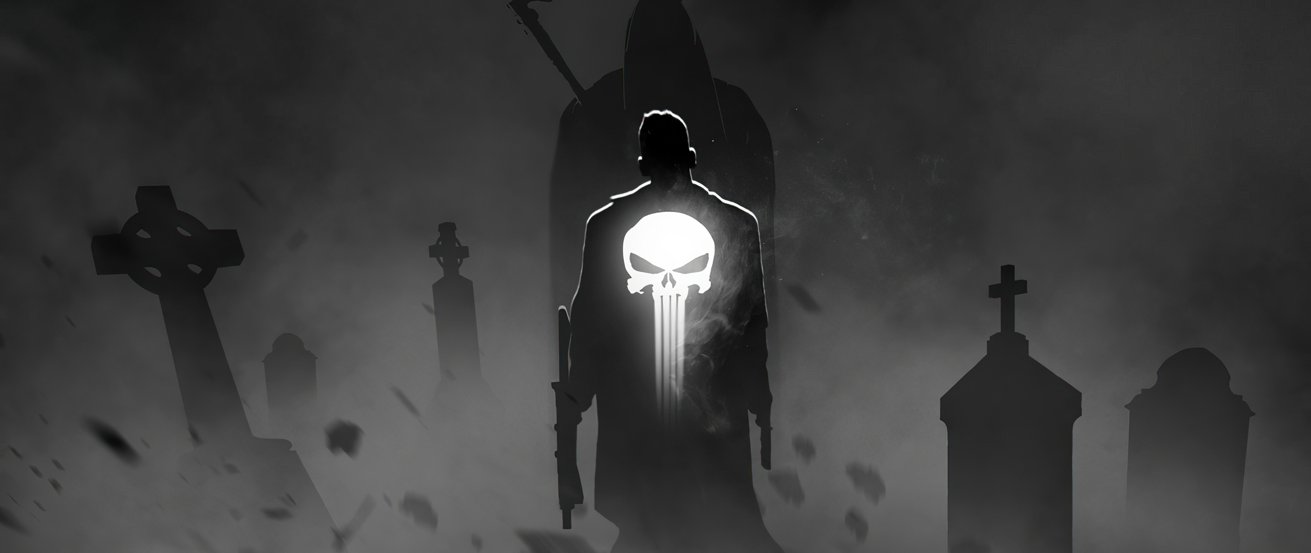2560x1080 The Punisher By Bosslogic 4k Resolution HD 4k Wallpapers, Images, Backgrounds, Photos and Pictures