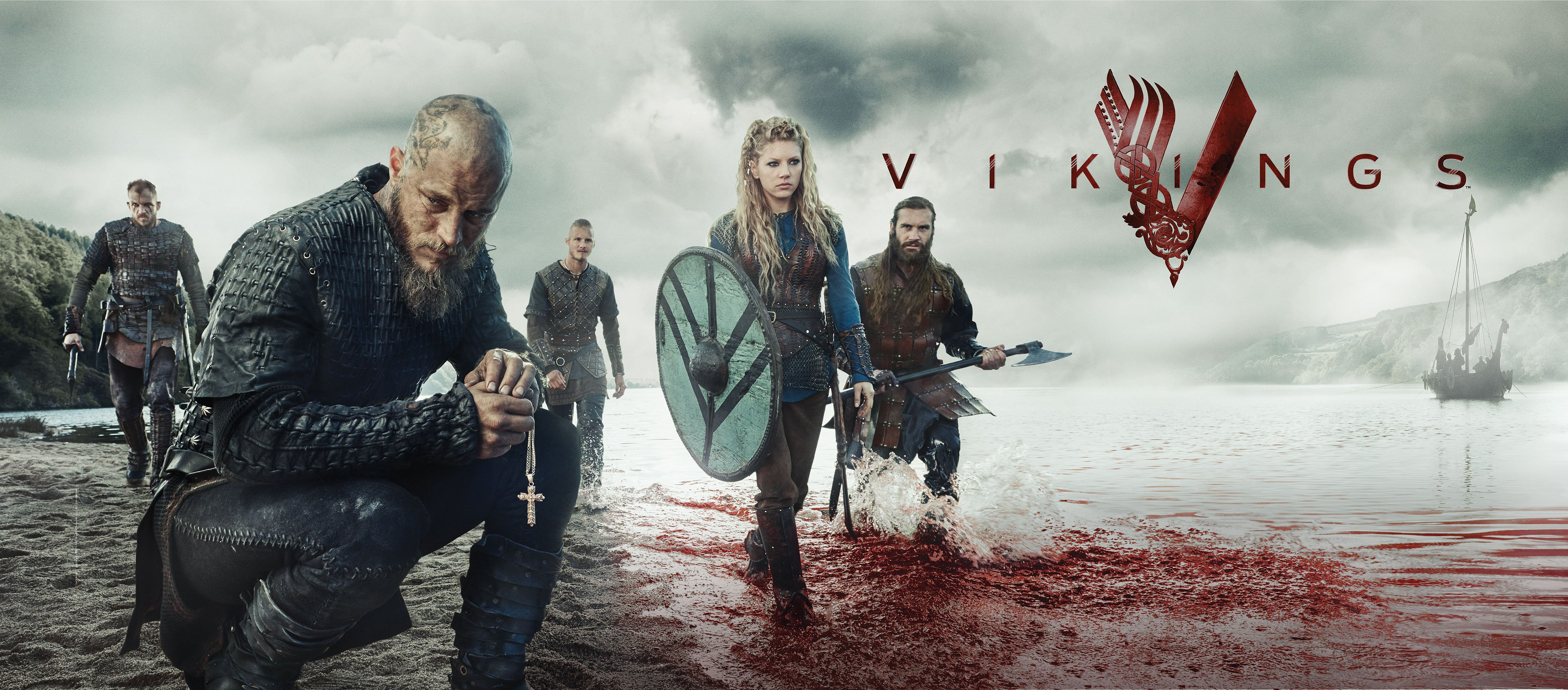 3826x1683 Vikings Wallpapers Top Free Vikings Backgrounds