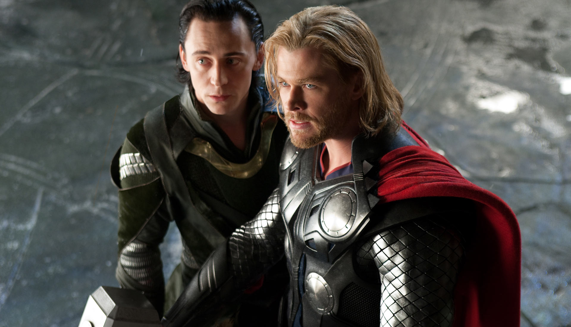 1920x1100 Loki and Thor in Asgard Movie Desktop Wallpaper