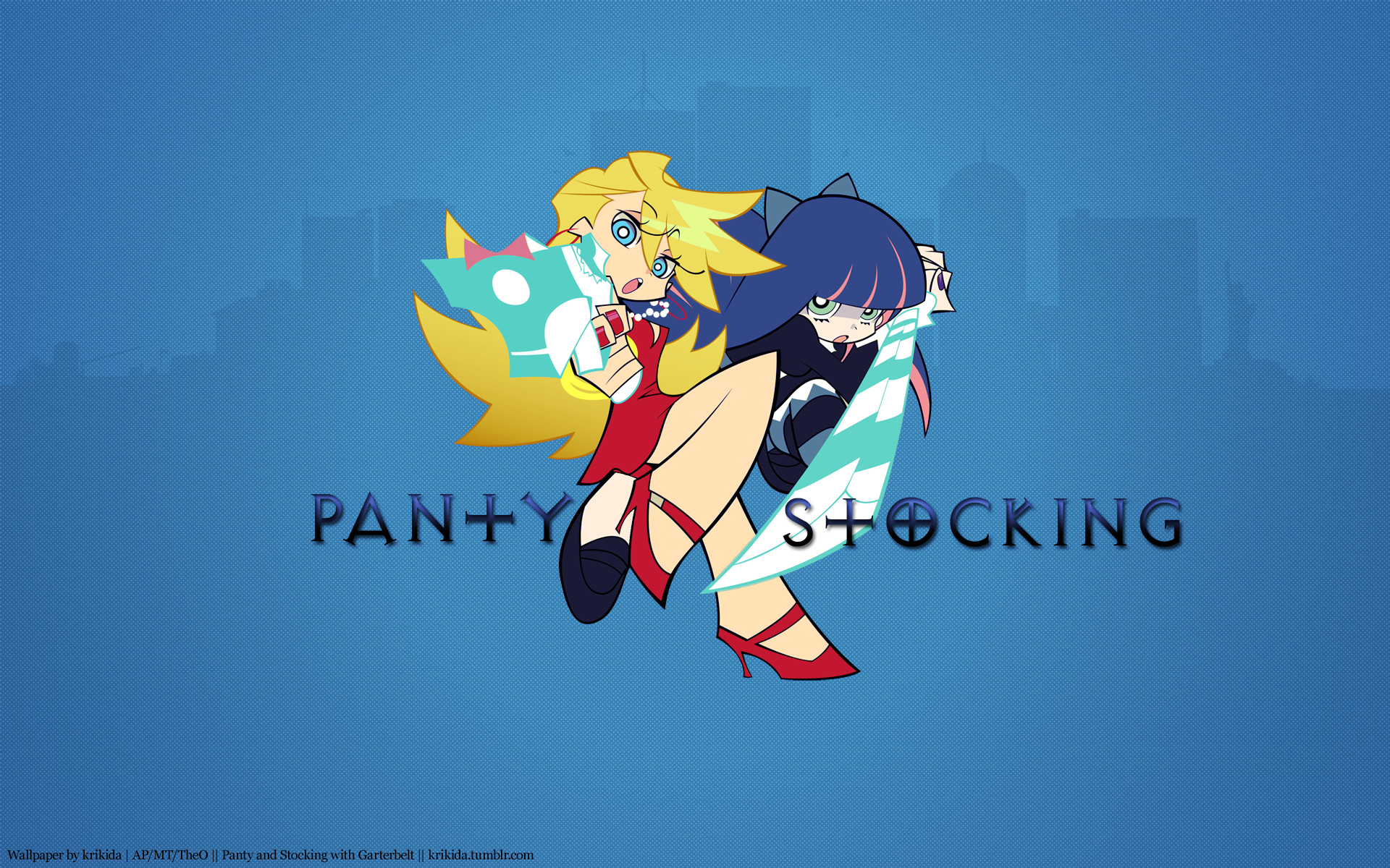 1920x1200 Panty and Stocking with Garterbelt Wallpaper and Scan Gallery Minitoky