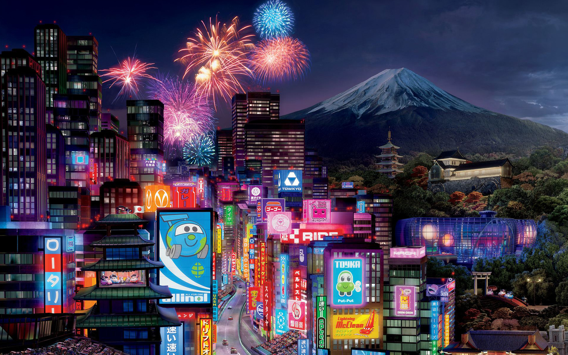 1920x1200 Free download Tokyo City in Cars 2 Wallpapers HD Wallpapers [] for your Desktop, Mobile \u0026 Tablet | Explore 46+ Tokyo City Wallpaper | Tokyo at Night Wallpaper, Touka Tokyo Ghoul Wallpaper, Tokyo HD Wallpaper