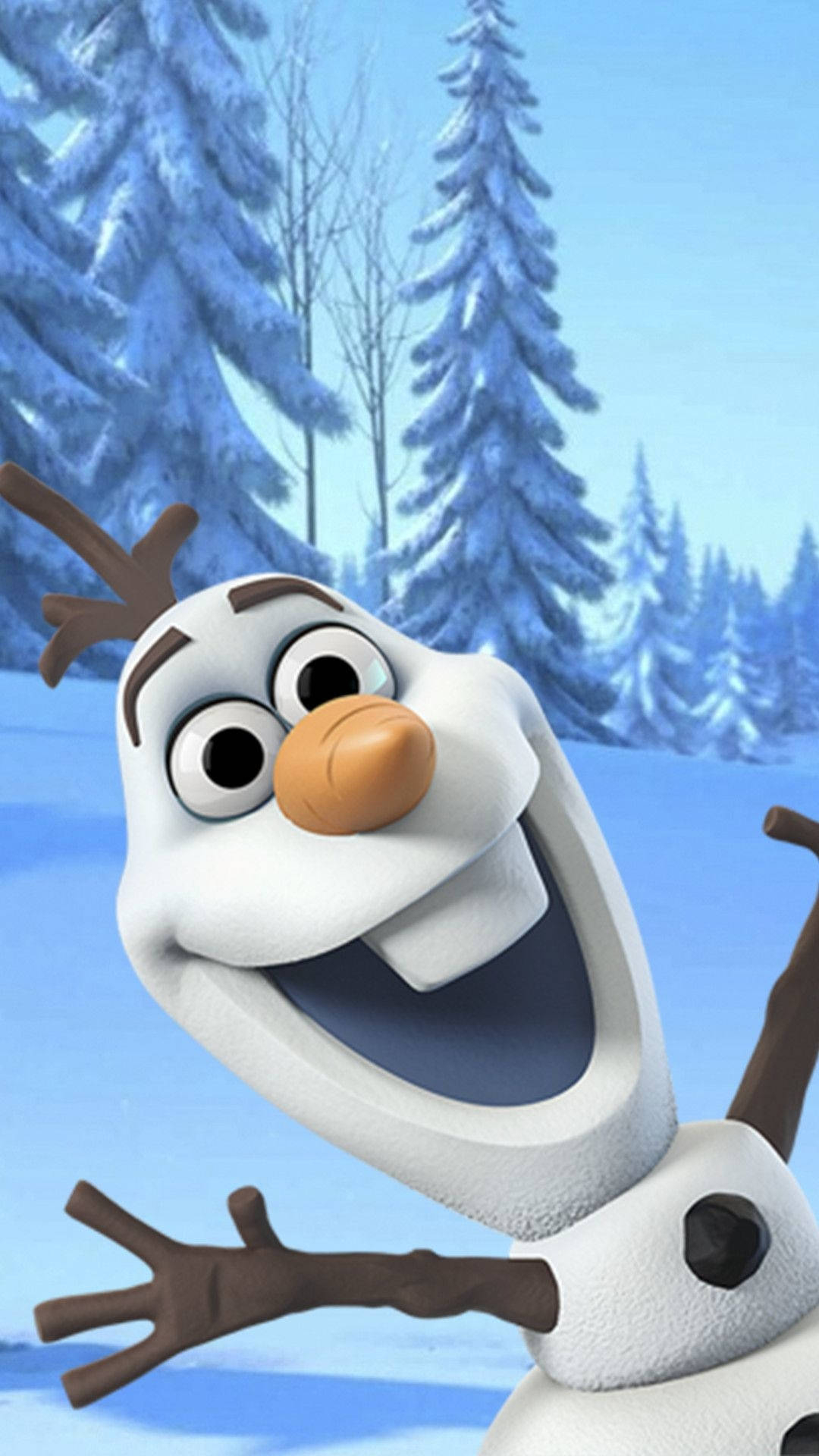 1080x1920 Download Disney Snowman Olaf Wallpaper