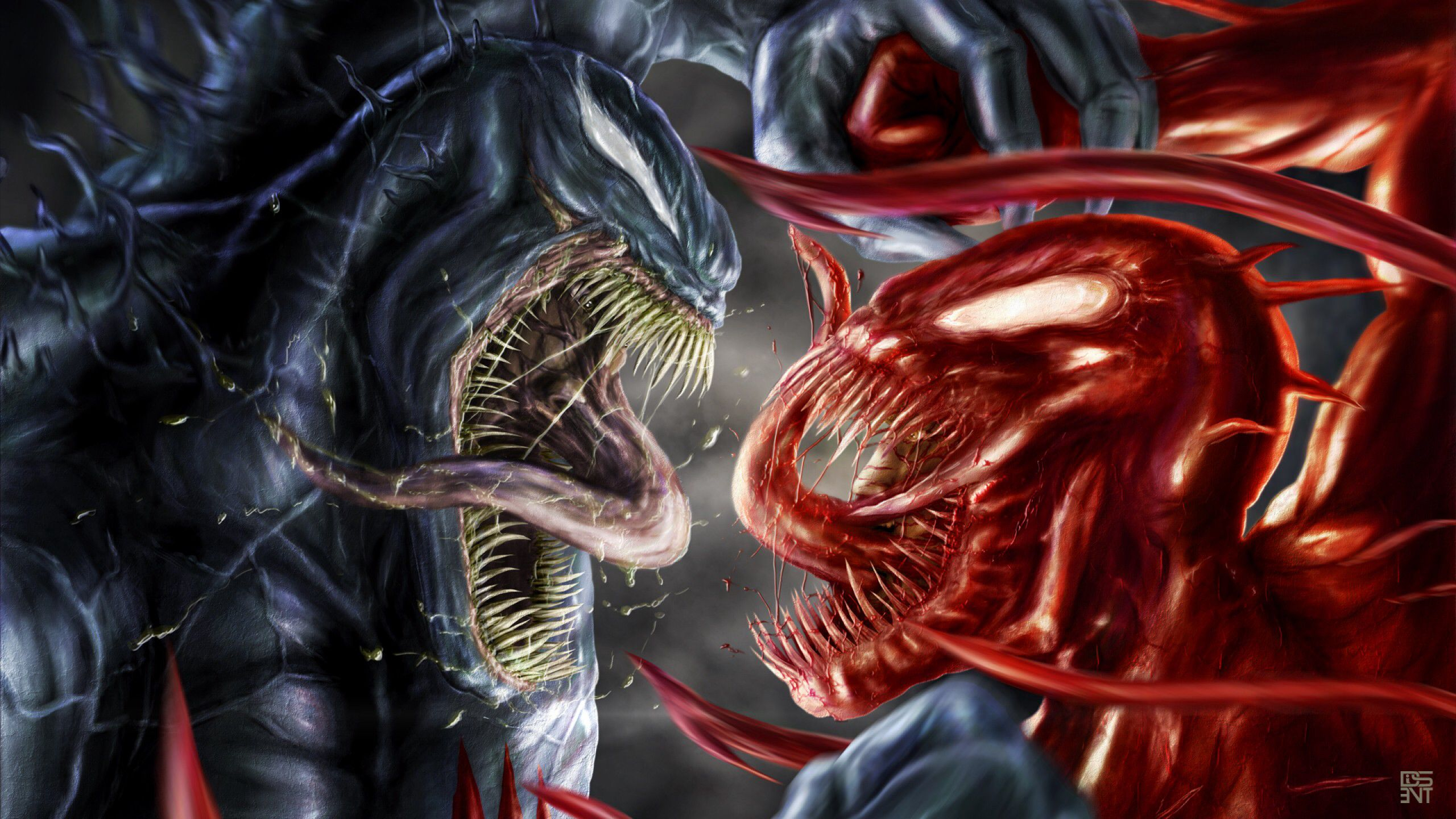 2560x1440 Venom vs Carnage | Carnage marvel, Carnage, Carnage symbiote