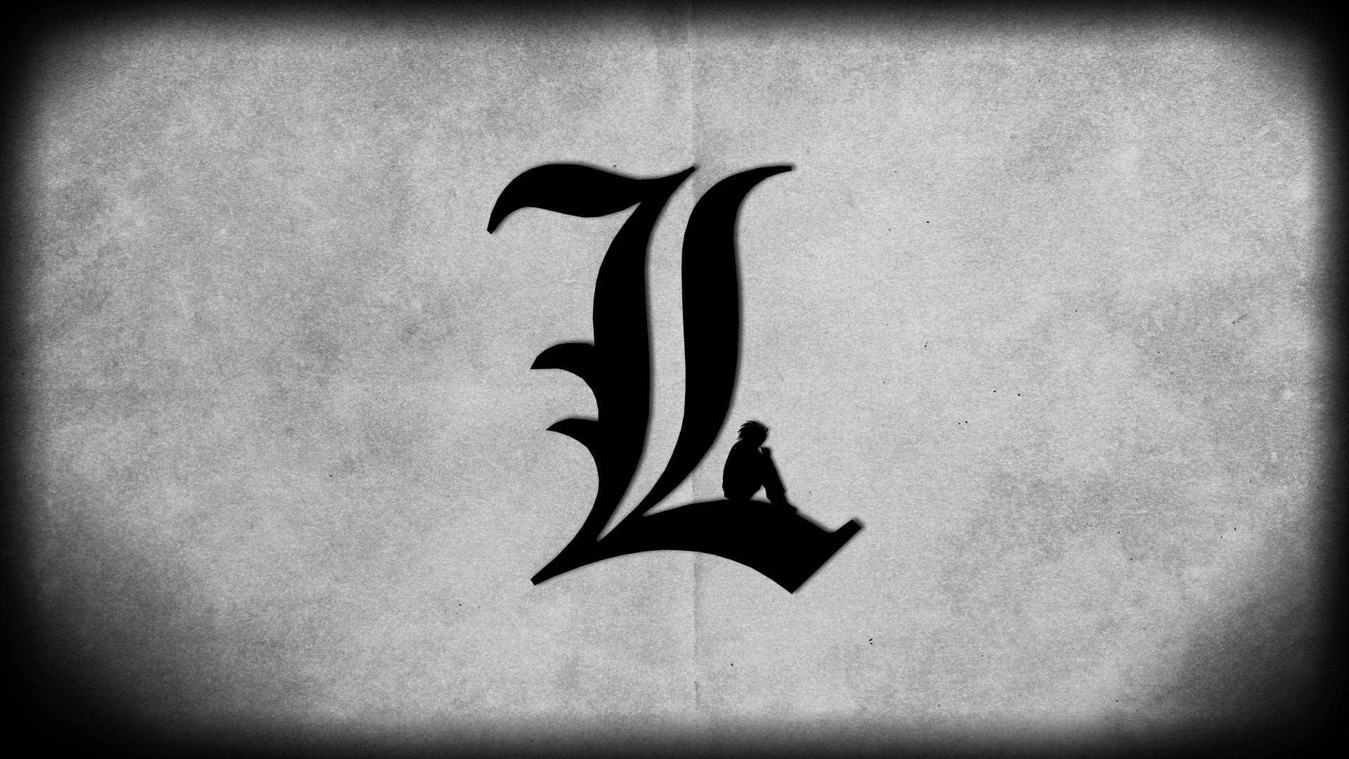 1920x1080 Death Note L Logo Wallpapers Top Free Death Note L Logo Backgrounds