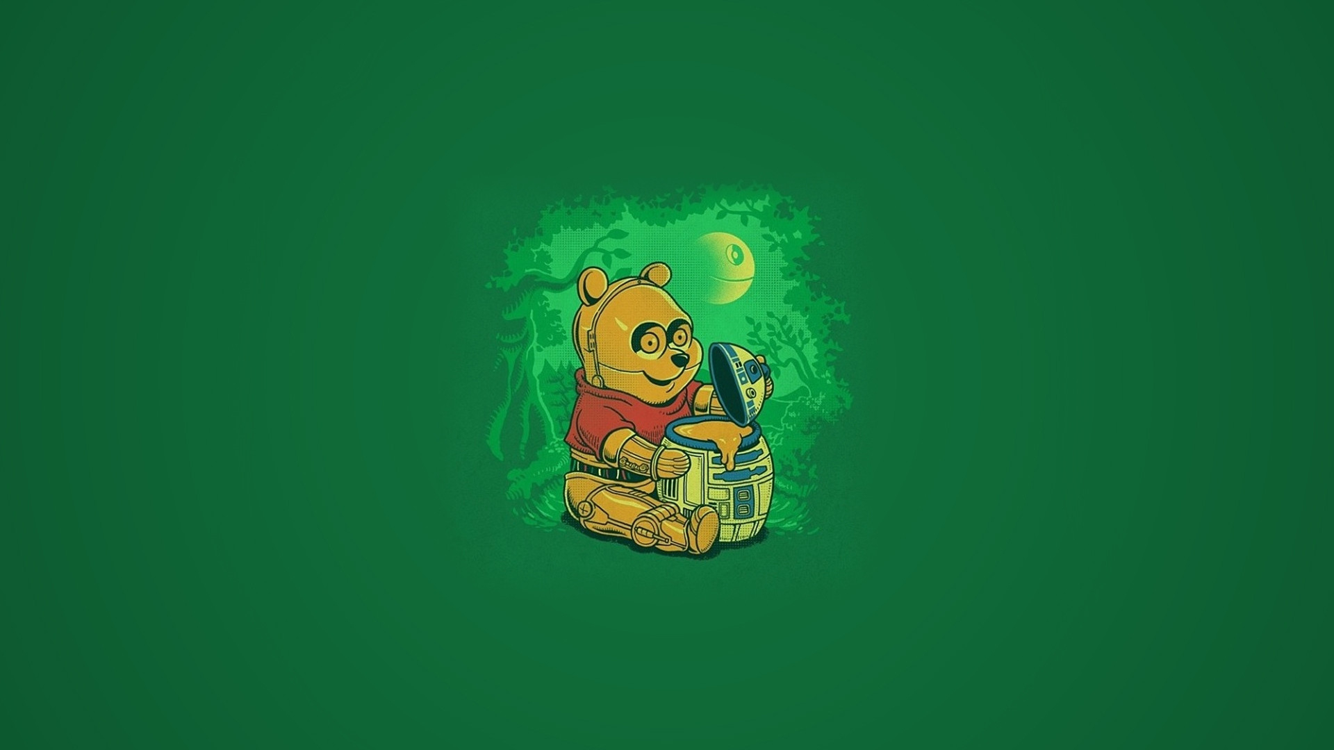 1920x1080 Somewhat creepy) Star-Wars/Winnie the Pooh. [] Imgur