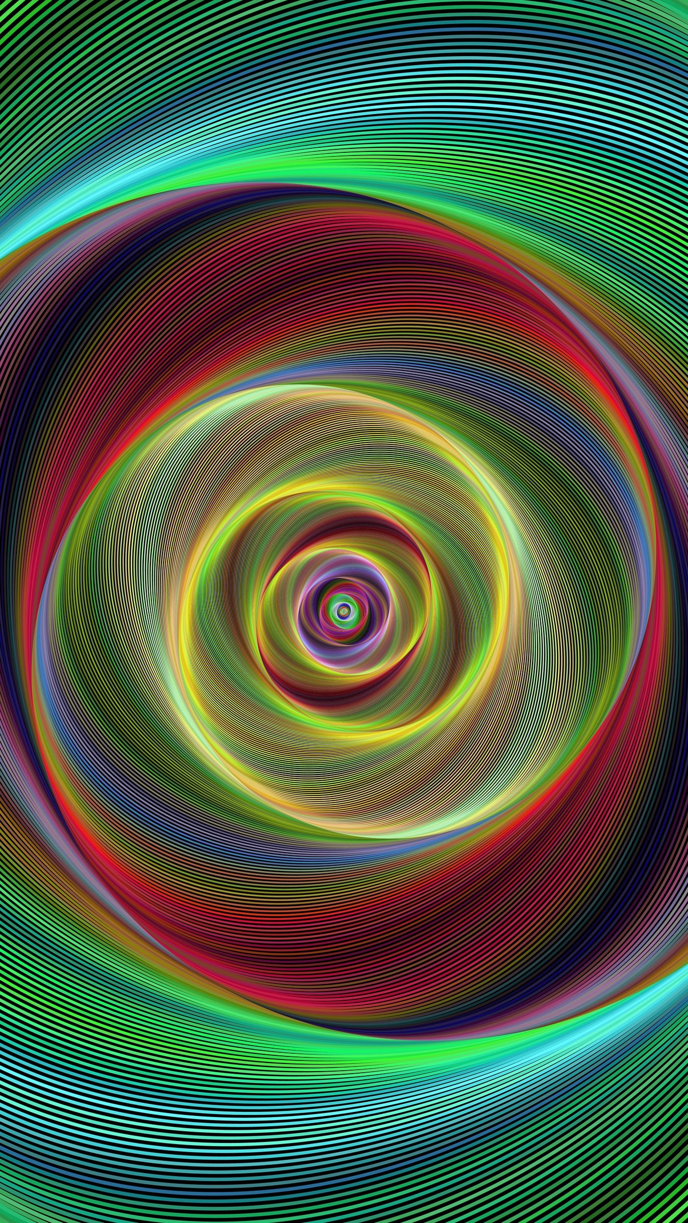1350x2400 Wallpaper spiral, rotation, fractal, lines | Lines wallpaper, Iphone background, Beautiful abstract art