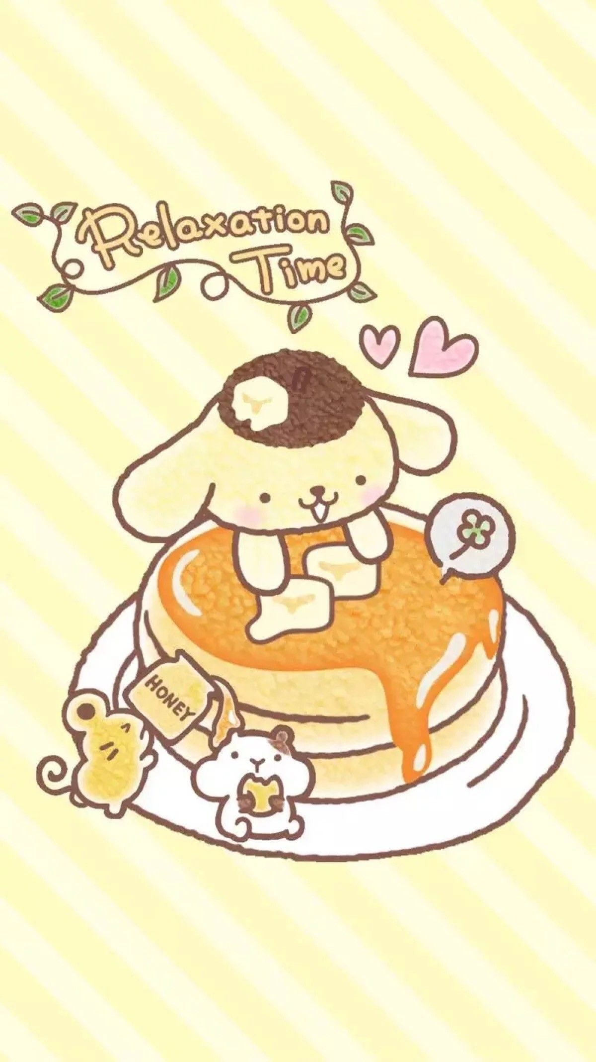1200x2136 Sanrio Pom Pom Purin and Macaron Wallpaper &Acirc;&middot;&acirc;&#145;&nbsp; | Cute cartoon wallpapers, Sanrio wallpaper, Kawaii cute