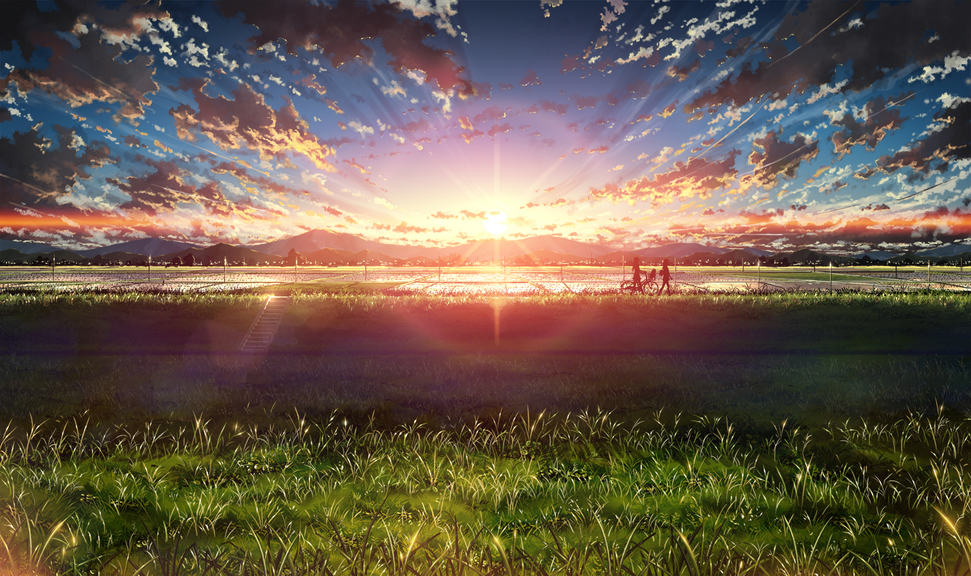 1920x1139 20+ Anime Sunrise HD Wallpapers and Backgrounds