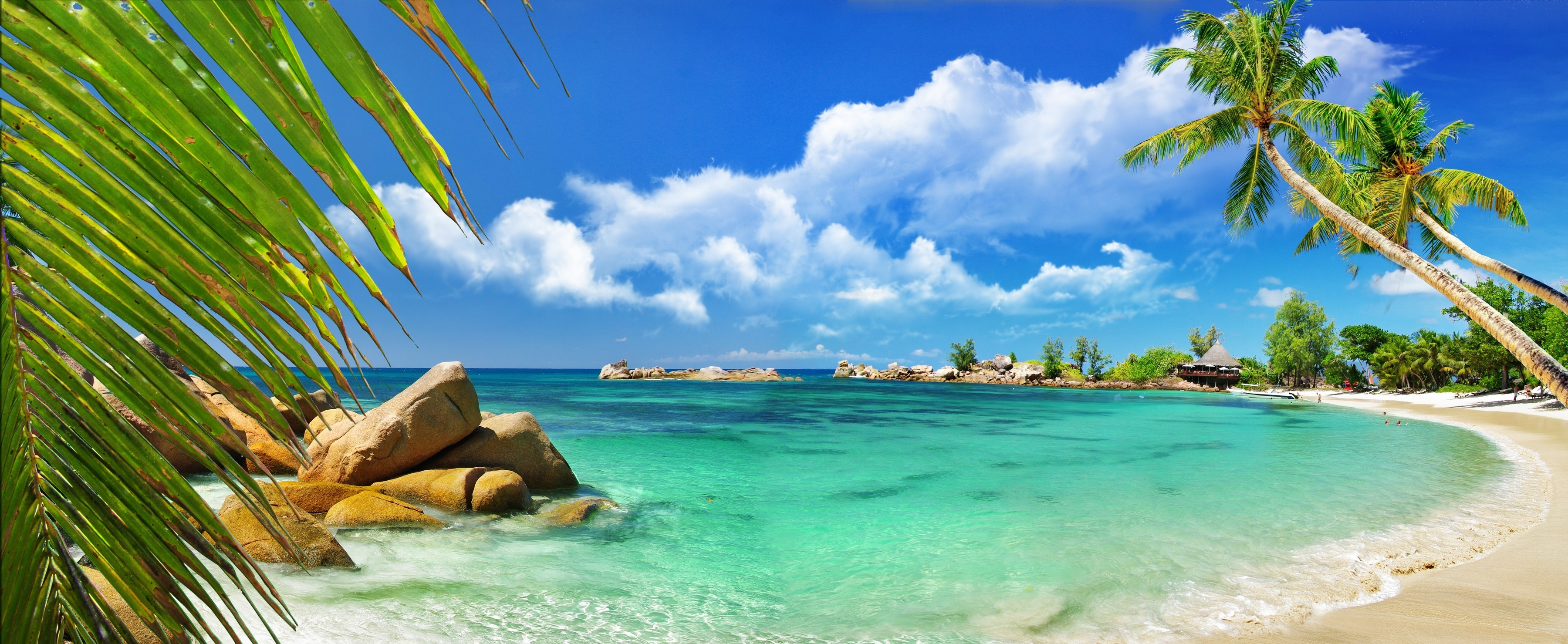 3600x1479 30+ Seychelles HD Wallpapers and Backgrounds
