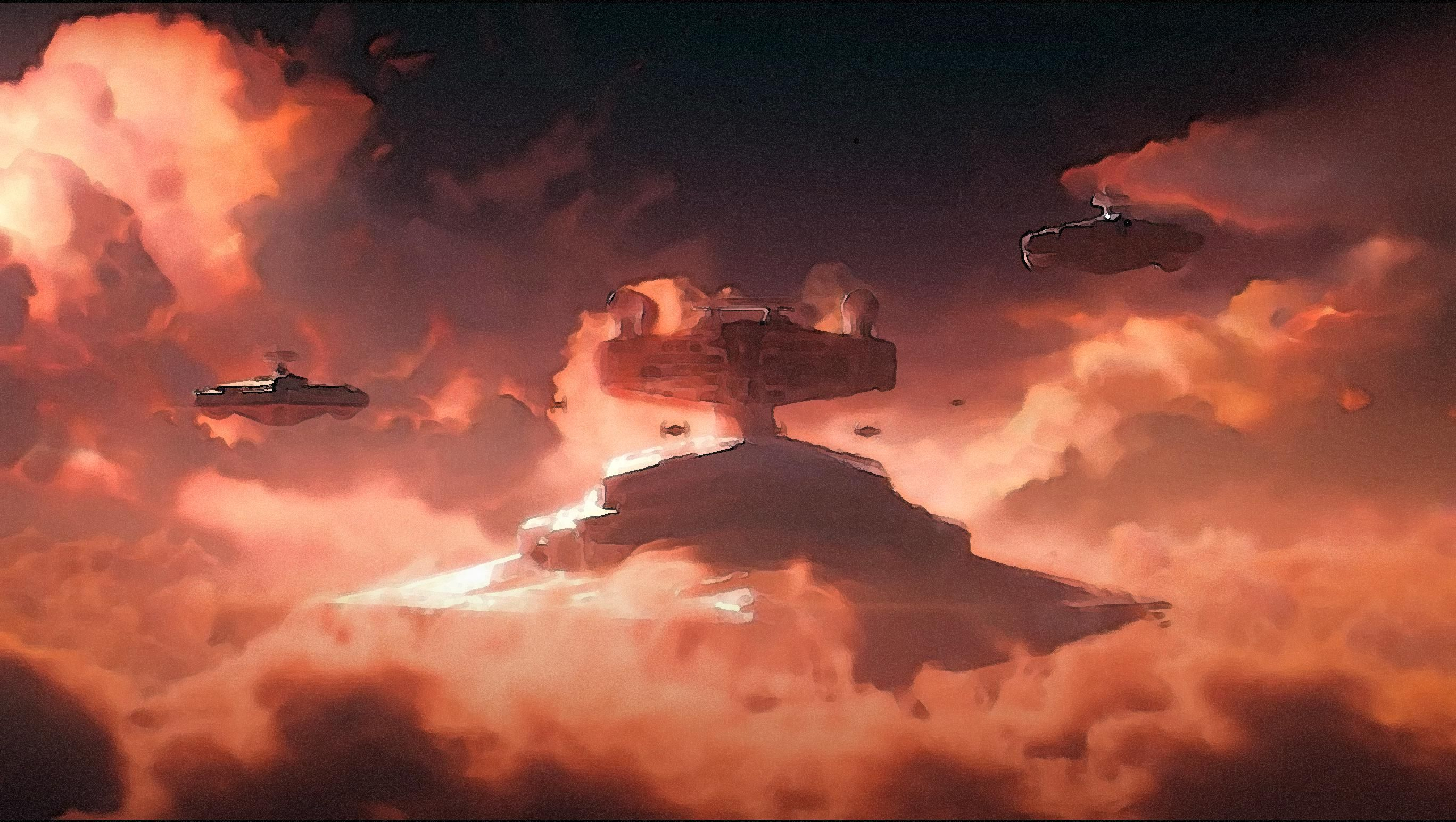 2736x1545 I photoshopped the Star Destroyer in the Squadrons trailer to look like a ;&#128;&brvbar; | Star wars ships, Star wars planets, Star destroyer