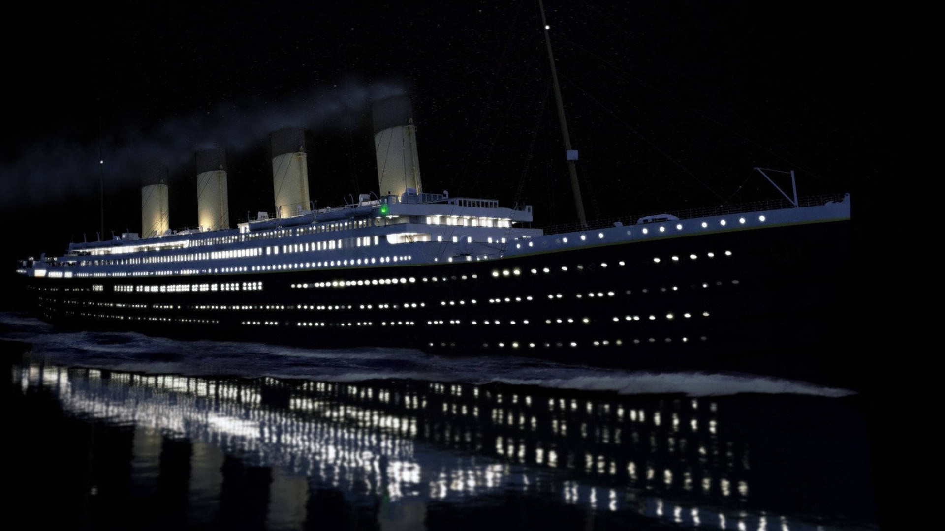 1920x1080 Download Titanic Ship At Night Wallpaper