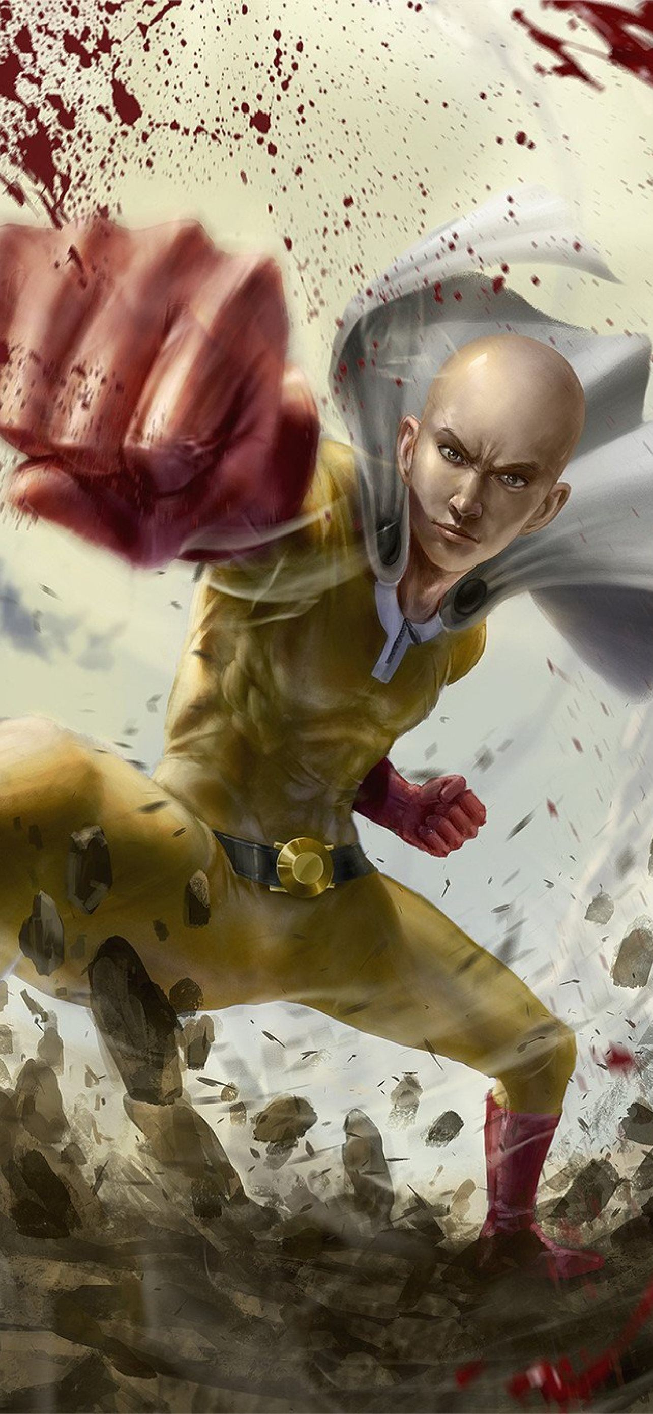 1284x2778 Saitama Cool One Punch Man Resolution HD Anime 4K ... iPhone Wallpapers Free Download