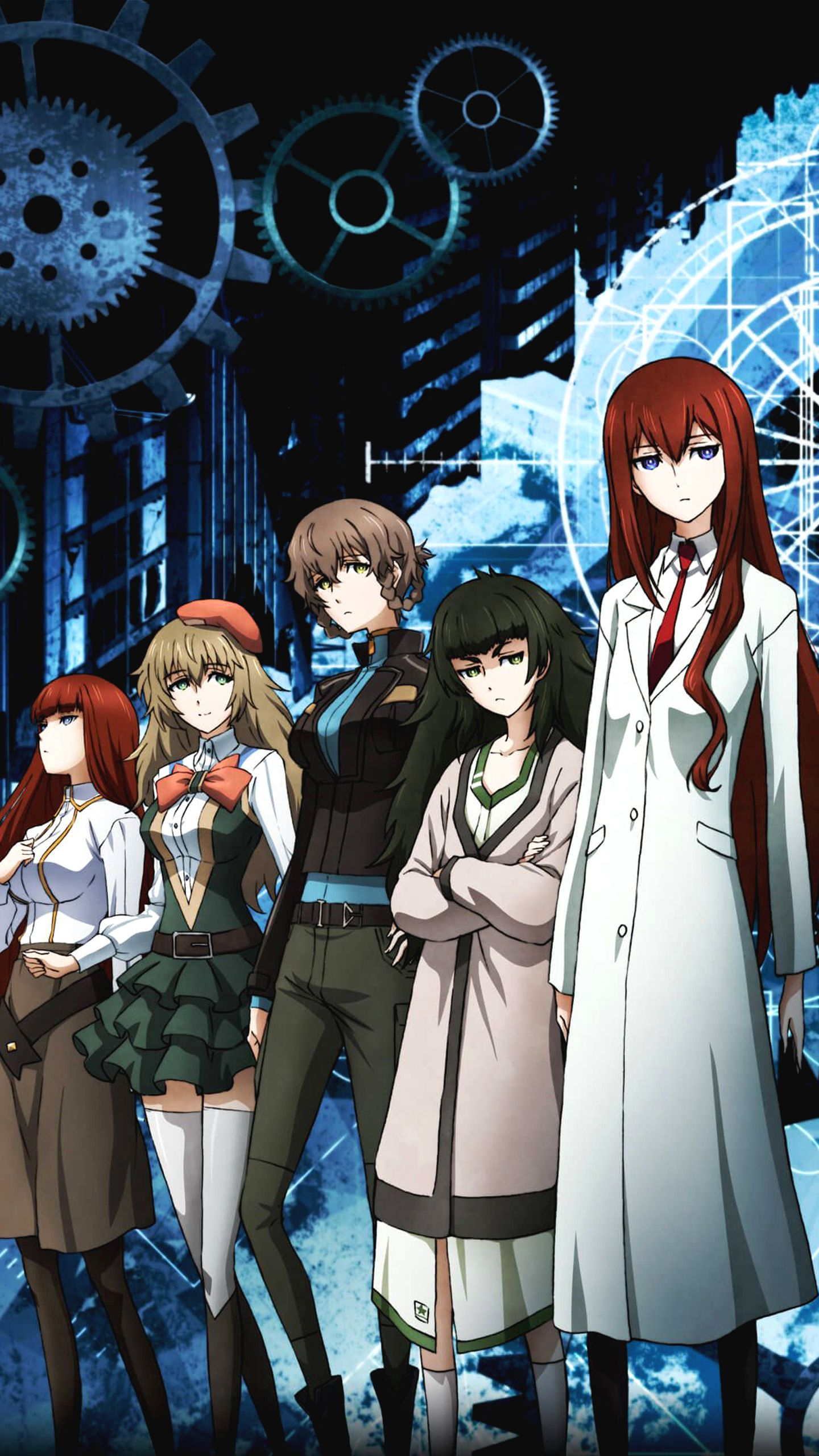 1440x2560 Steins Gate Phone Wallpapers Top Free Steins Gate Phone Backgrounds