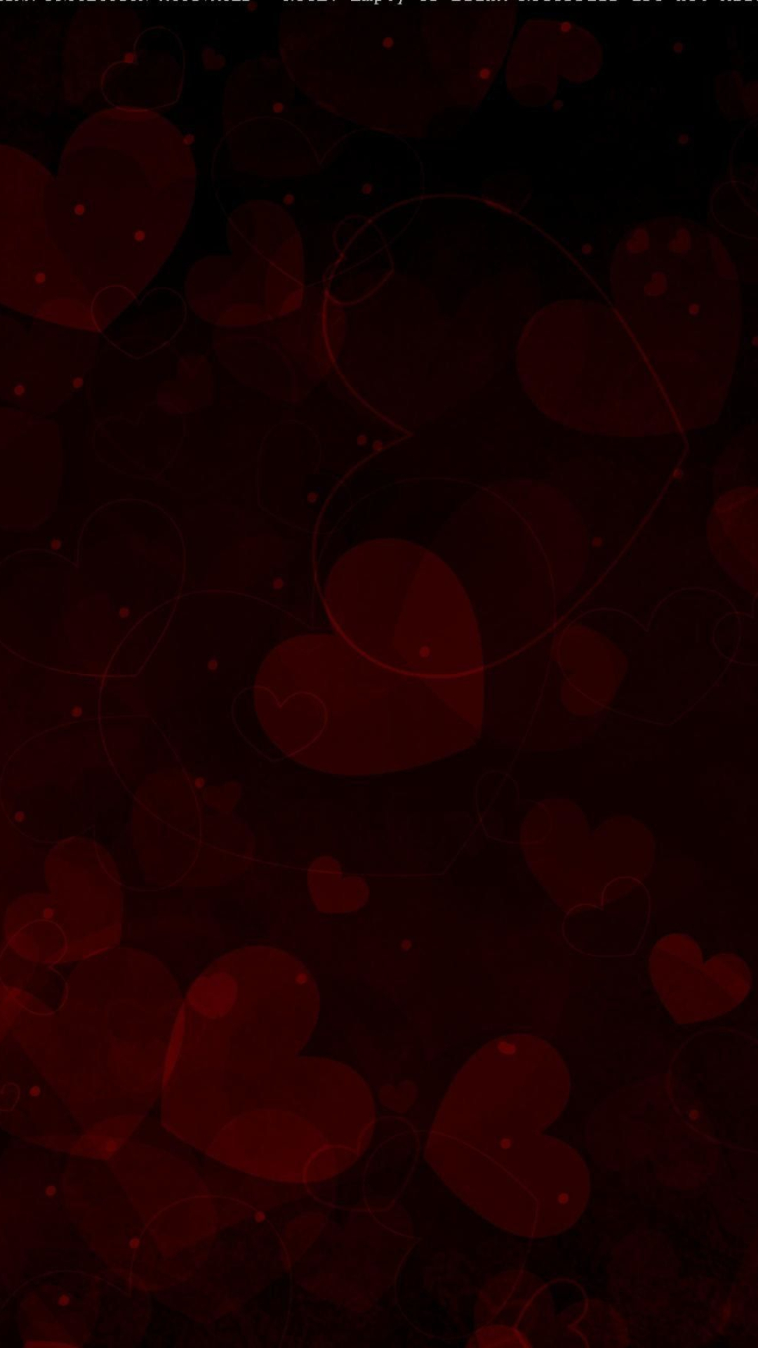 1080x1920 All Black Red Heart Wallpapers