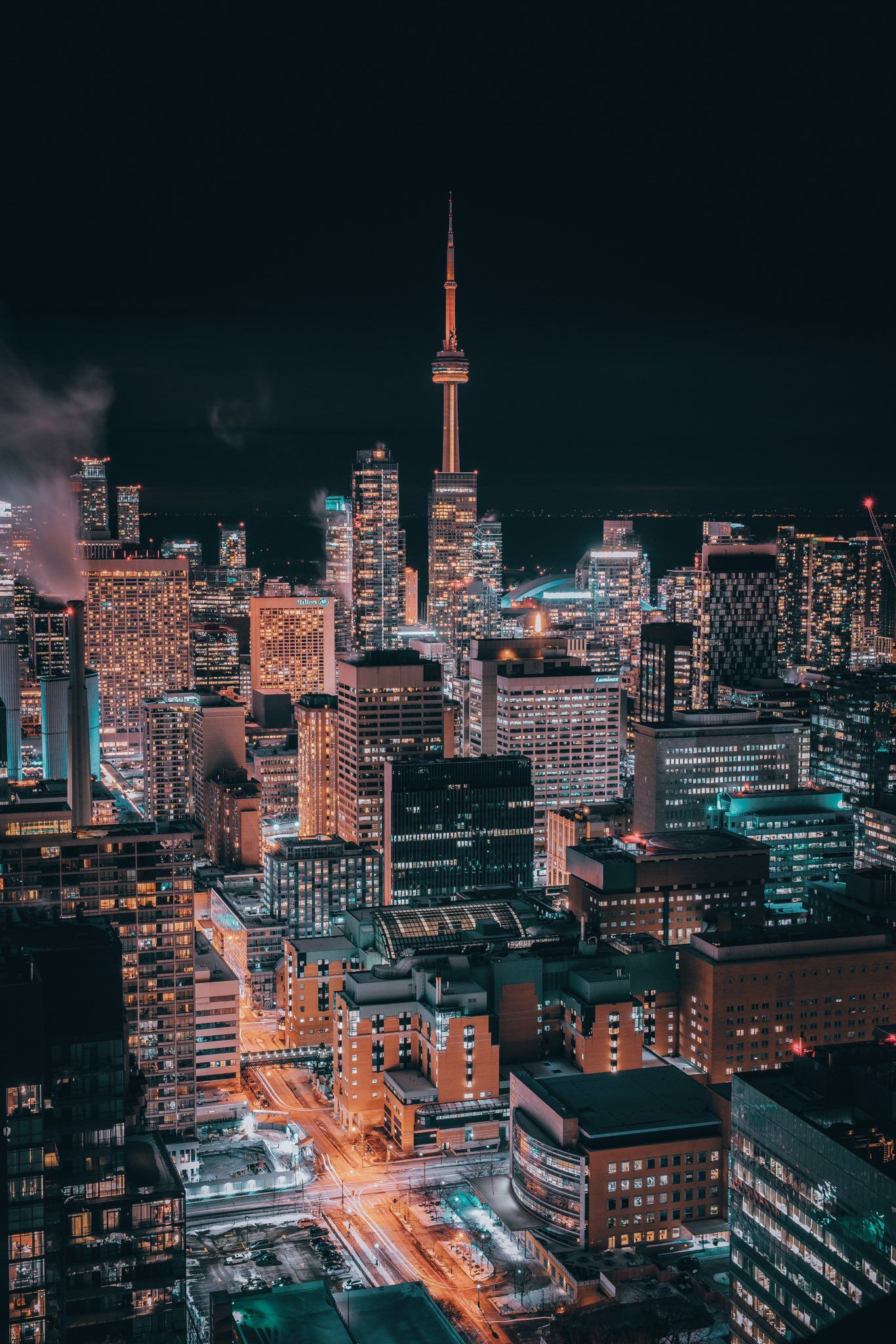 1366x2048 idil on Twitter | Toronto city, Wallpaper toronto, City life aesthetic