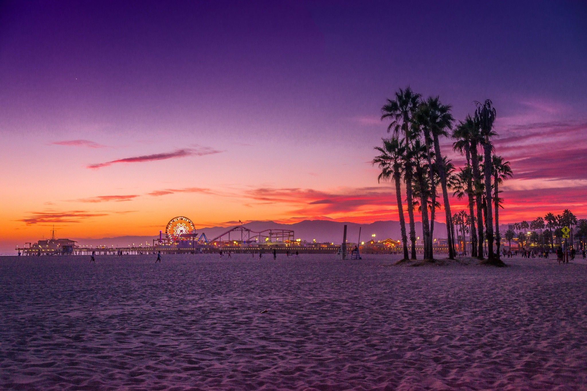2048x1367 Venice Beach Sunset Wallpapers Top Free Venice Beach Sunset Backgrounds