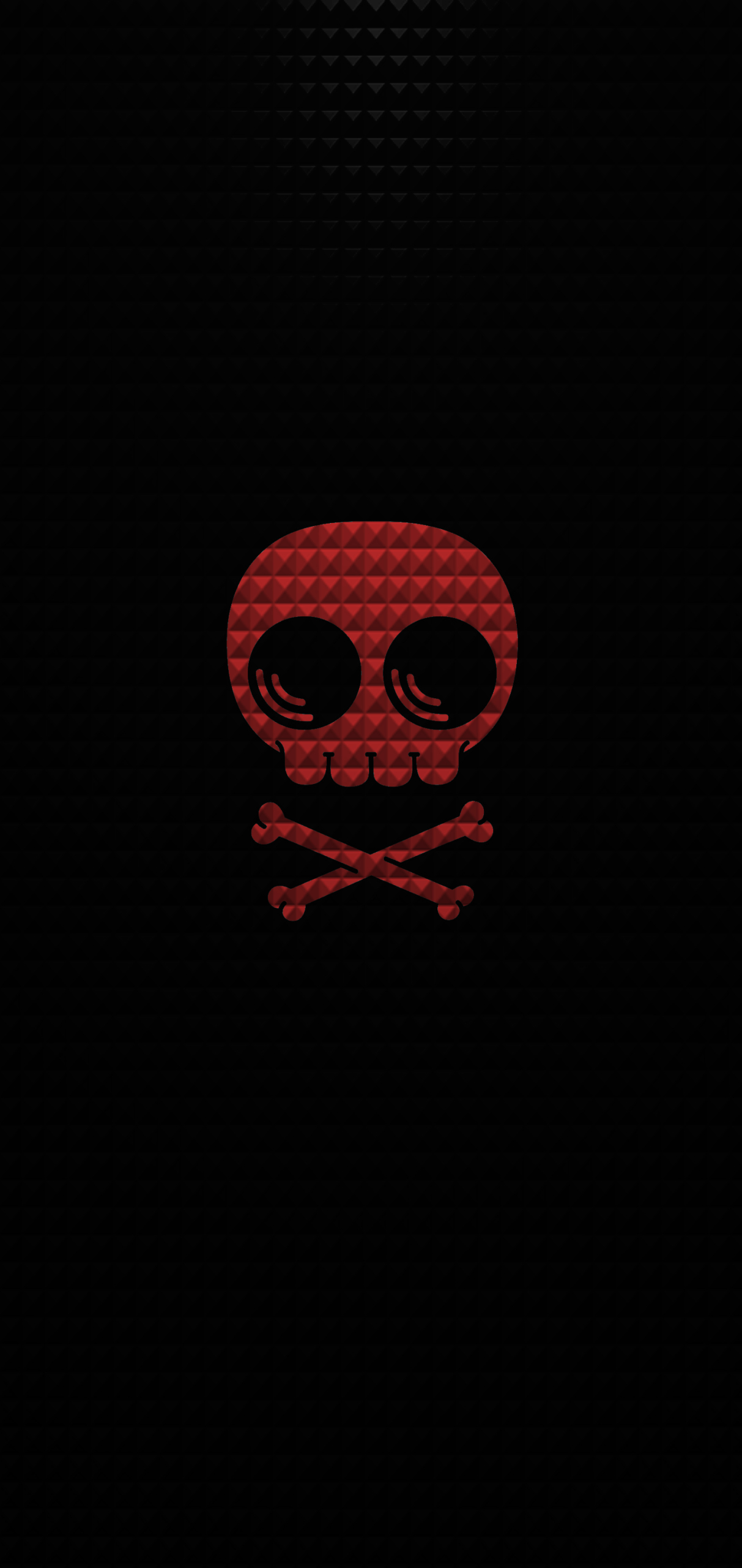 1213x2560 Red Skull HD iPhone Wallpapers