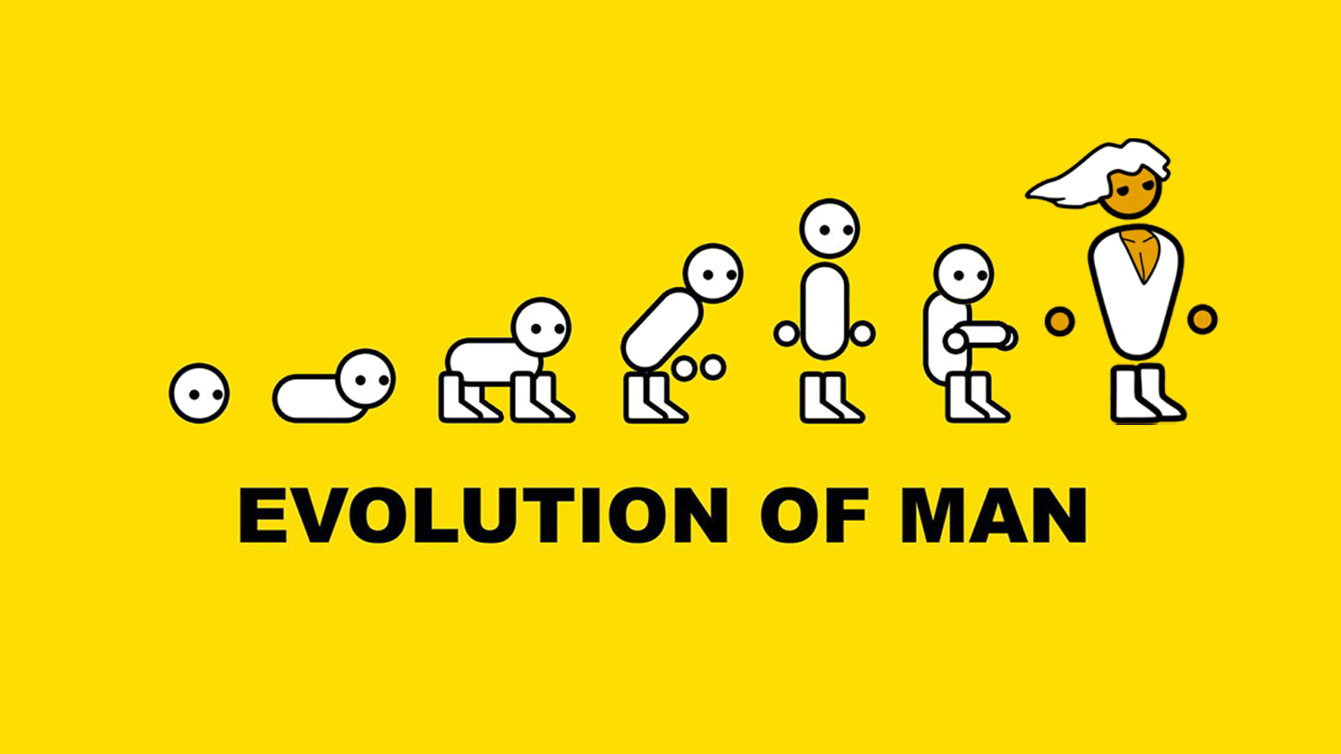1920x1080 Evolution of man text overlay, minimalism, PC gaming, PC Master Race HD wallpaper