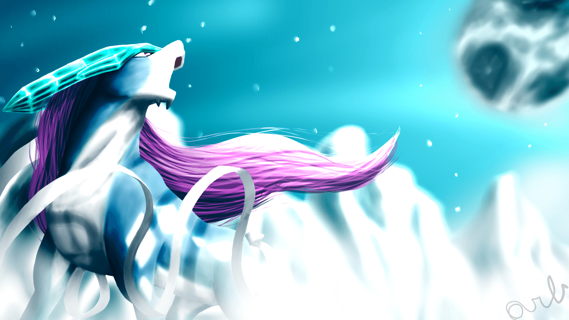 1920x1080 Suicune Wallpapers Top Free Suicune Backgrounds