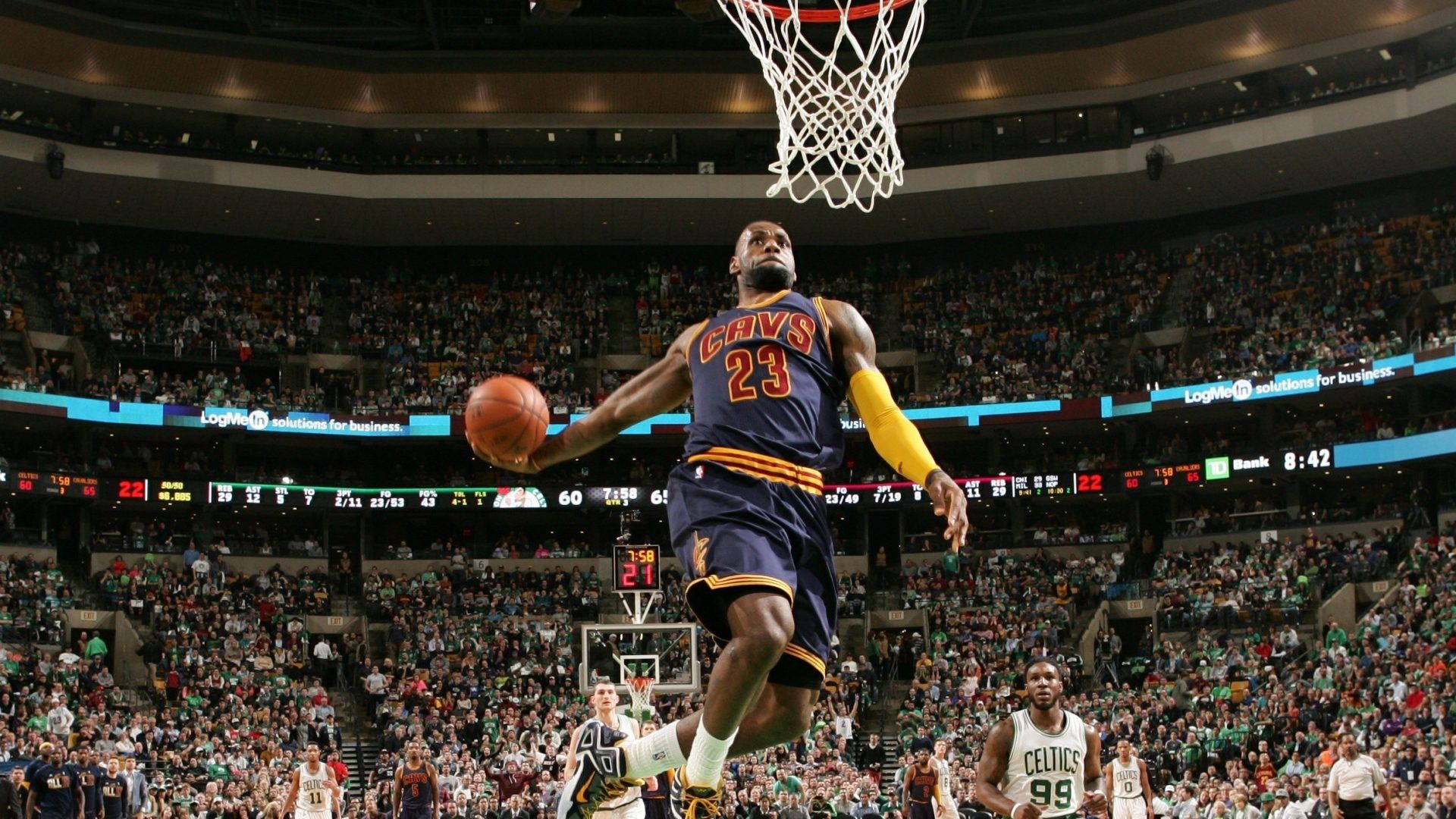 1920x1080 LeBron James Dunking Wallpapers Top Free LeBron James Dunking Backgrounds