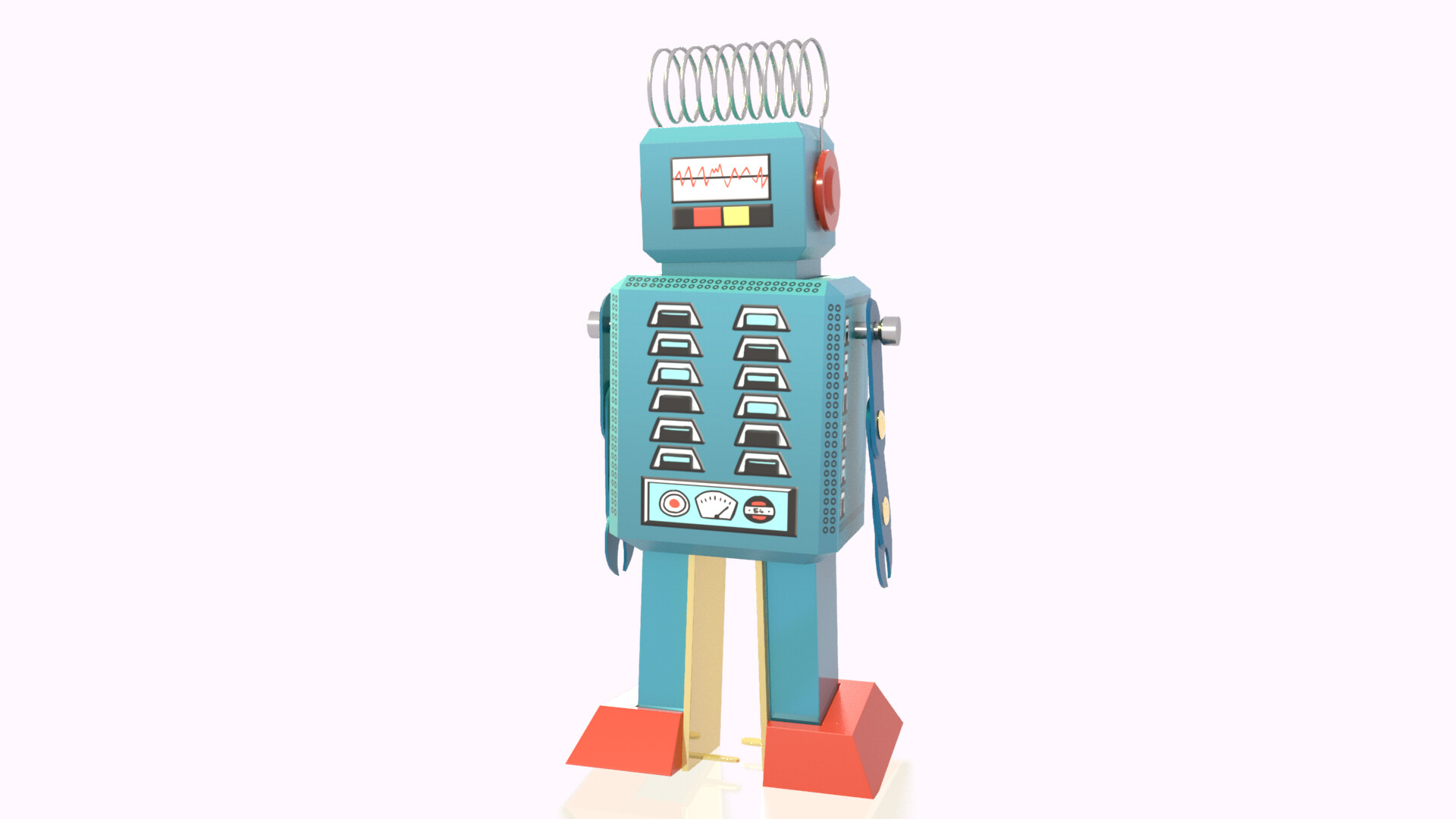 1920x1080 ArtStation Retro Robot