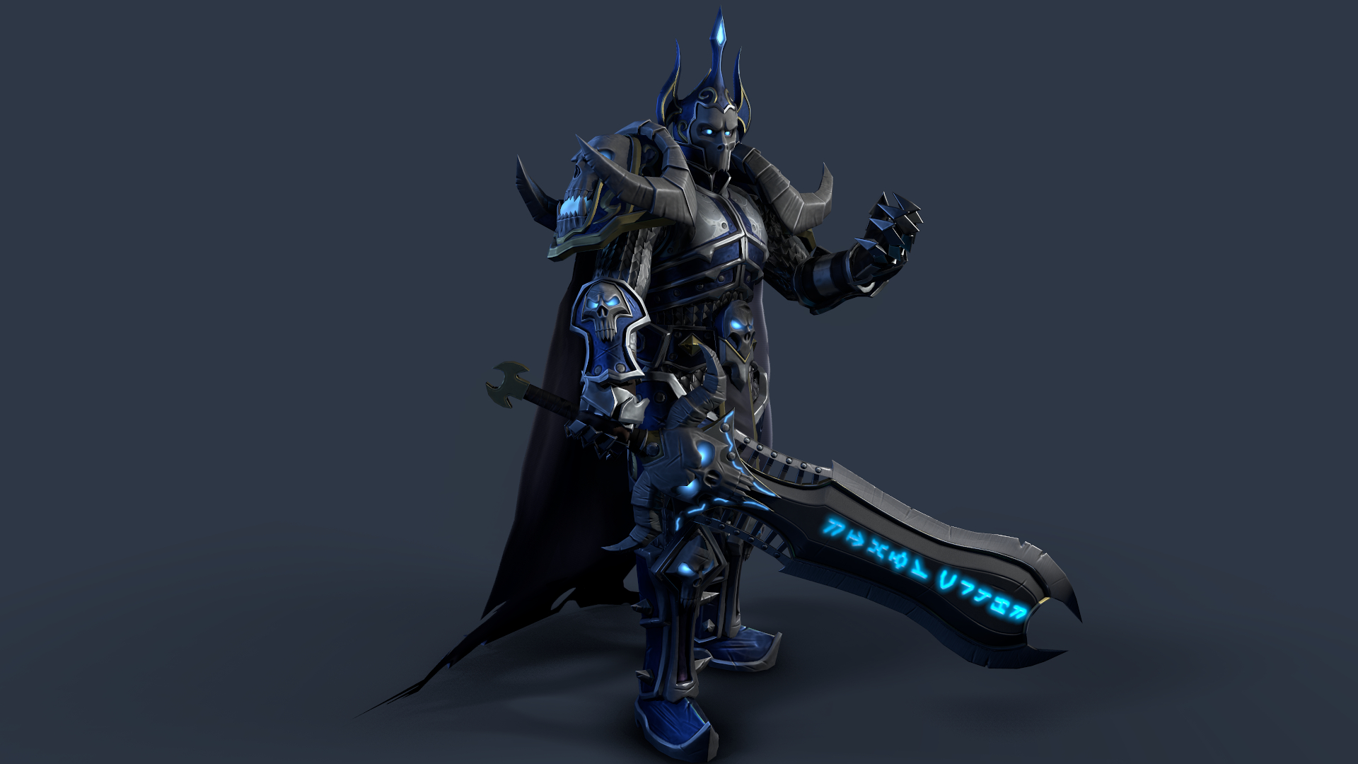 1920x1080 Death Knight inspired character by Arthas, WoW, Hots Finished Works Forums Cubebrush