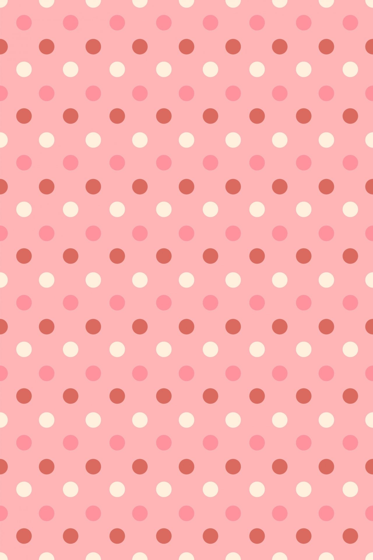 1280x1920 Polka Dots Background Pink | Polka dot background, Polka dots, Pink