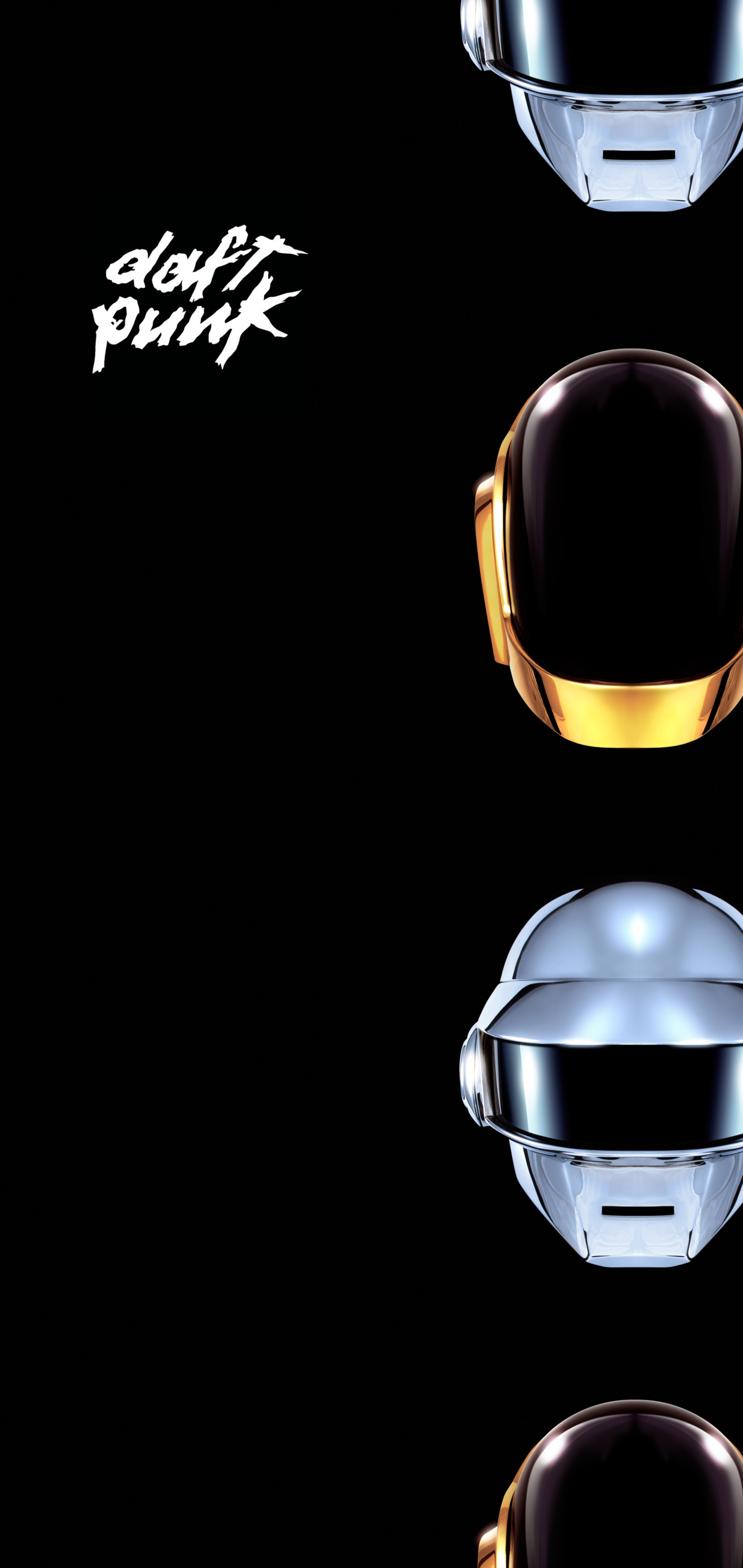 1440x3040 Daft Punk Helmets Galaxy S10 Hole-Punch Wallpaper