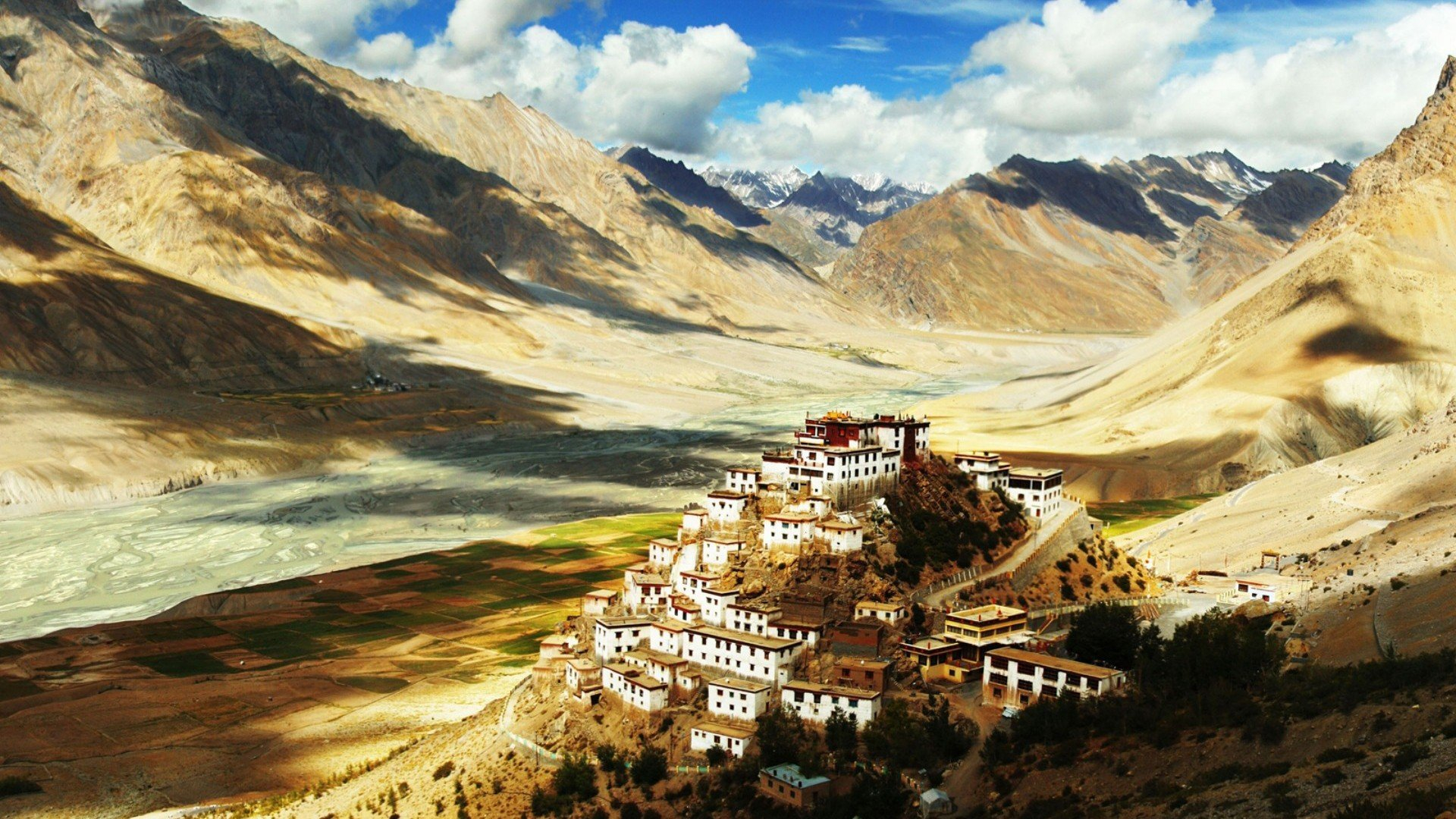 1920x1080 Tibet, Monastery, Himalayas Wallpapers HD / Desktop and Mobile Backgrounds