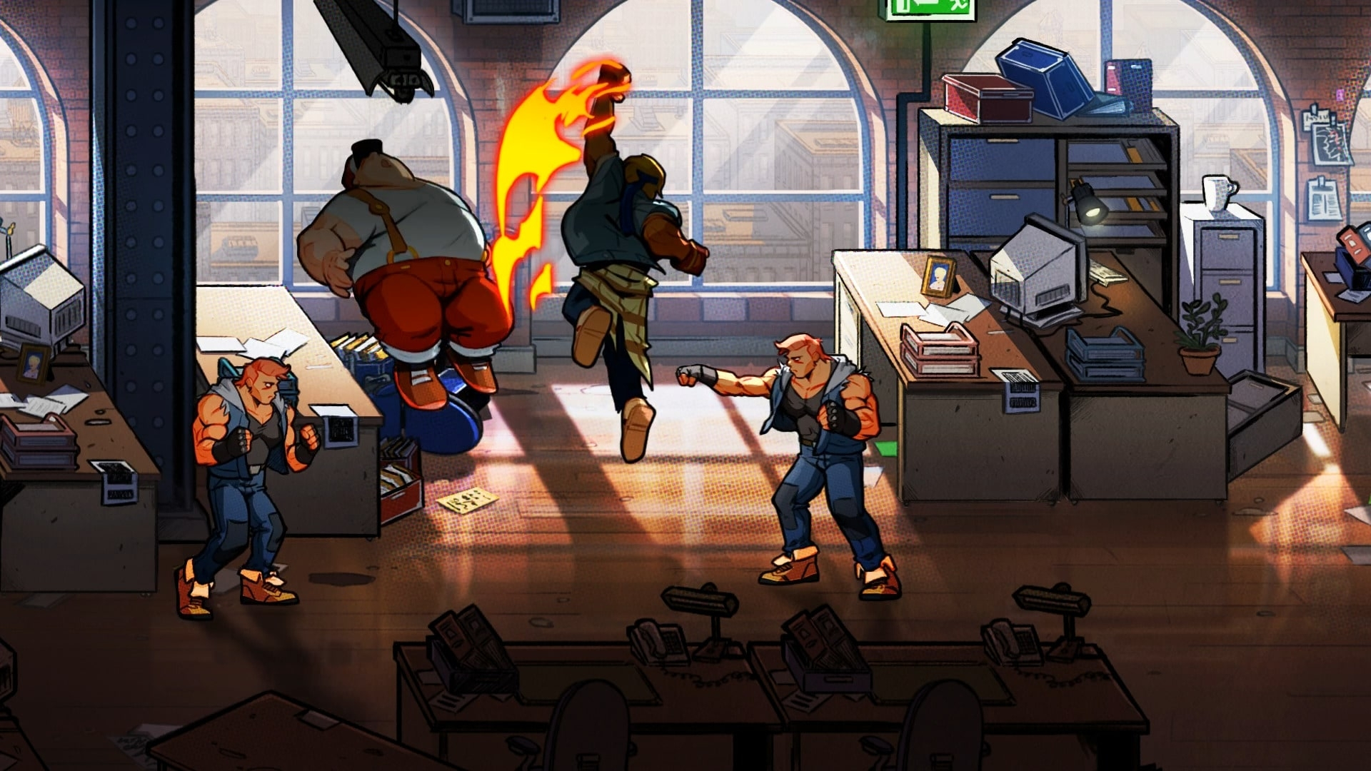 1920x1080 Download Streets Of Rage 4, In-game Screenshot, Fighting Games Wallpapers for Widescree
