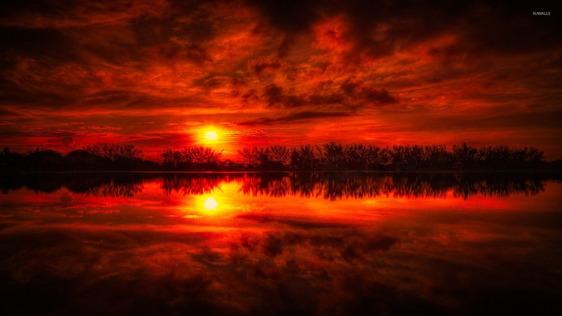 1920x1080 Red Sunset Wallpapers Top Free Red Sunset Backgrounds