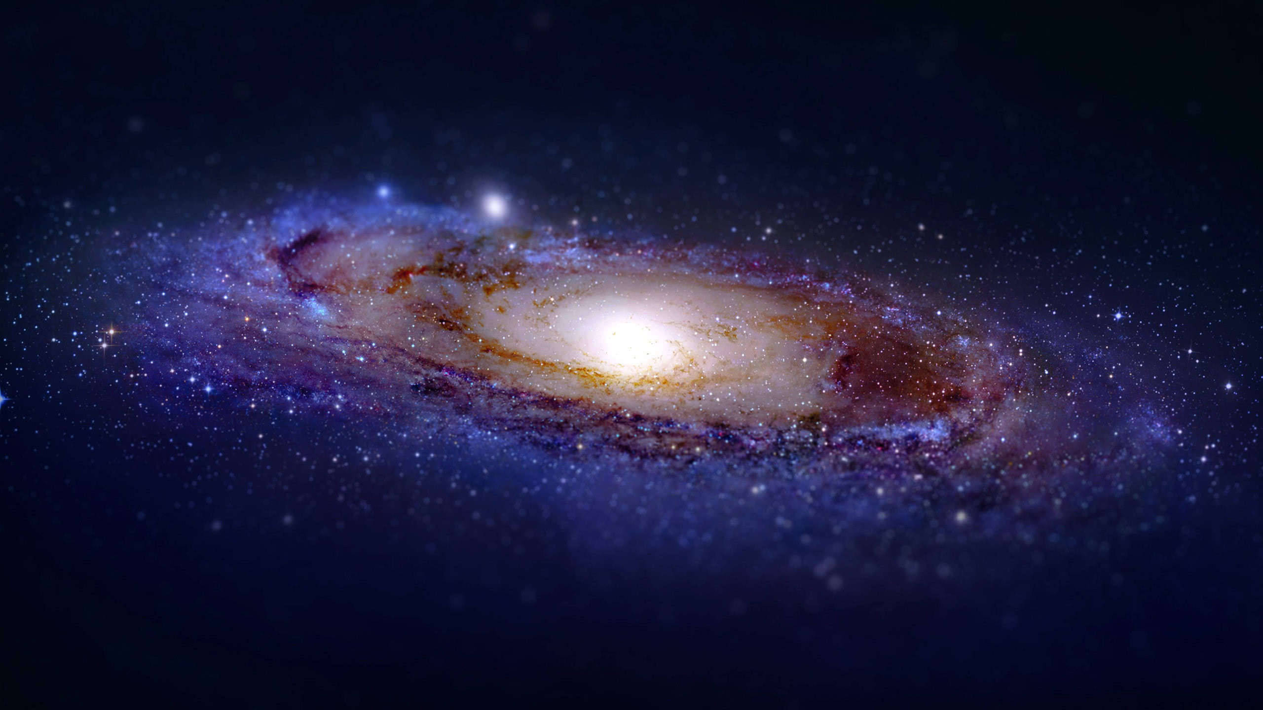2560x1440 Download Milky Way Spiral Galaxy Wallpaper