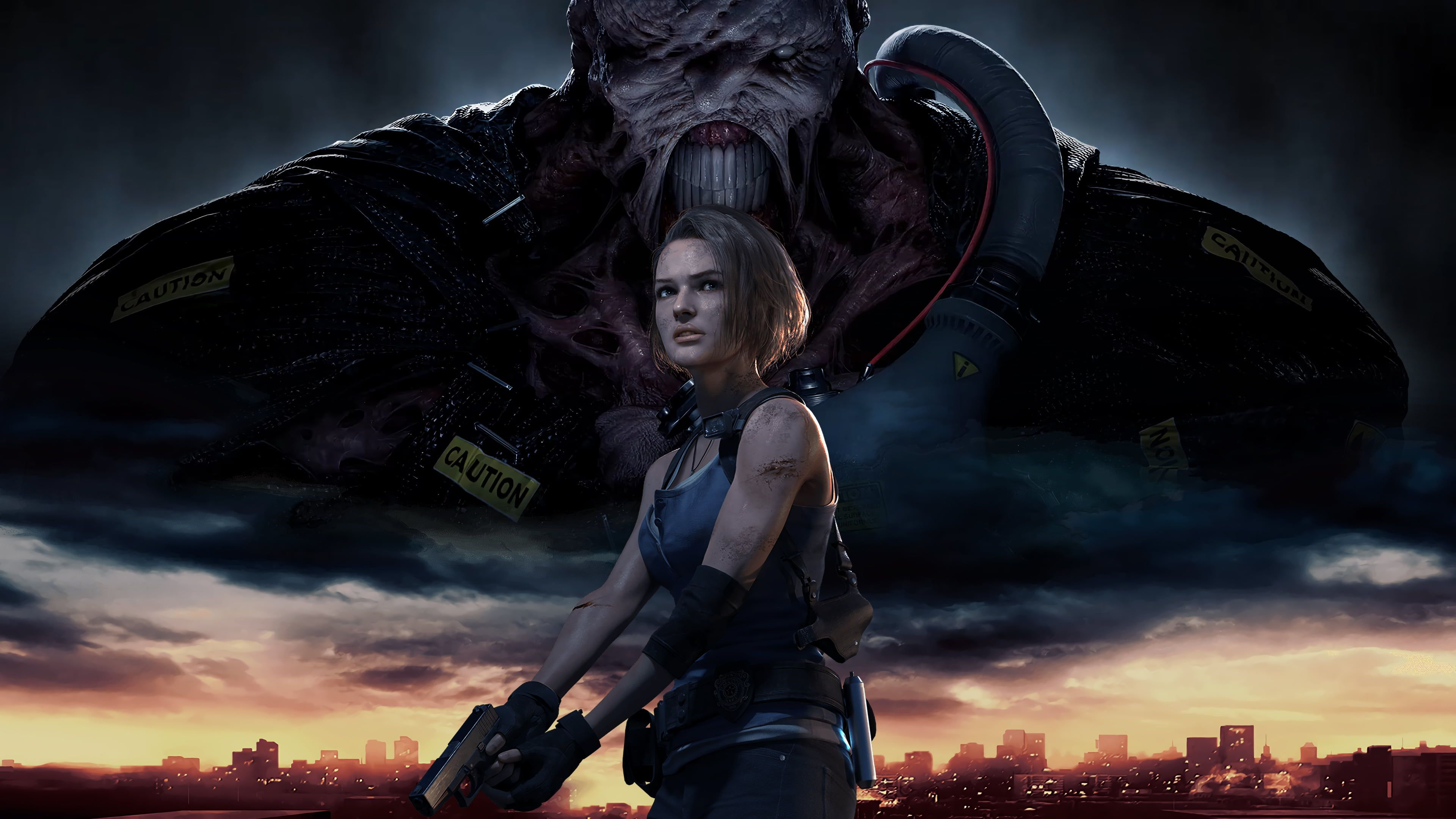 3840x2160 Jill Valentine #Nemesis Resident evil 3 Resident Evil 3 Remake Resident Evil Resident Evil HD Remaster video game art vid&acirc;&#128;&brvbar; | Jill valentine, Resident evil, Predador