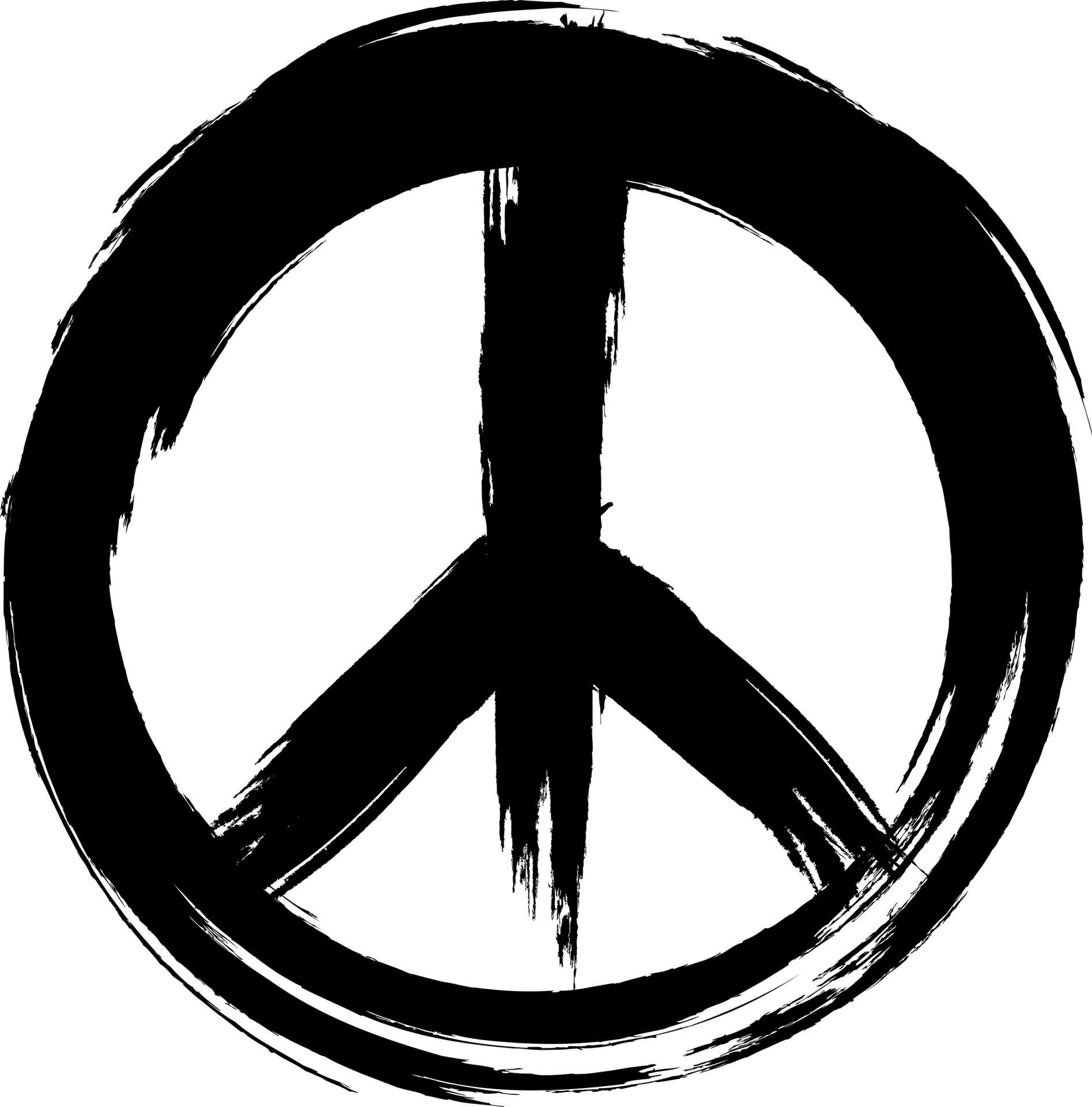 1895x1920 Grunge peace sign. Peace sign in vintage style. 6060293 Vector Art at Vecteezy