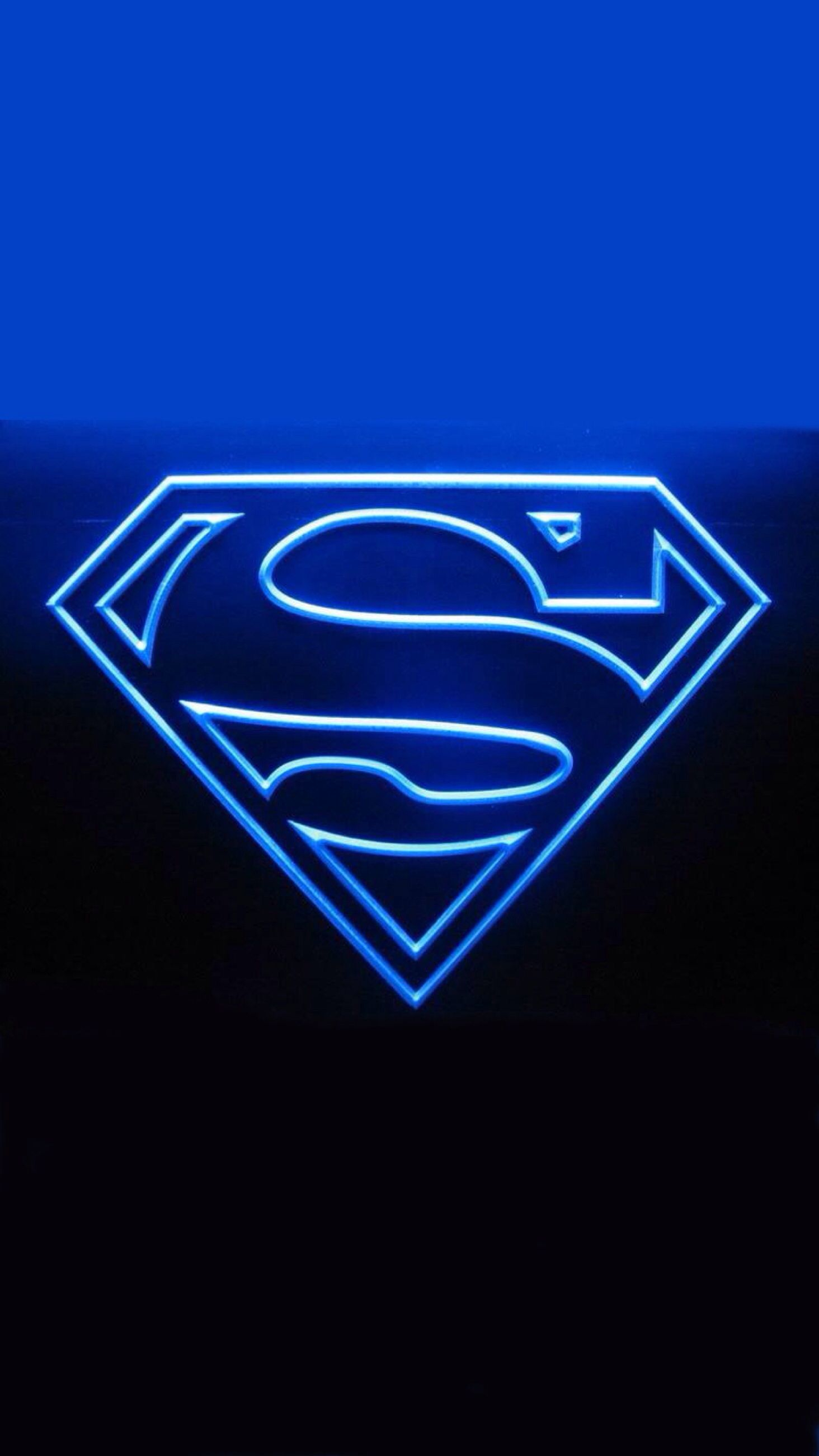 1464x2600 Blue Superman Logo Wallpapers Top Free Blue Superman Logo Backgrounds