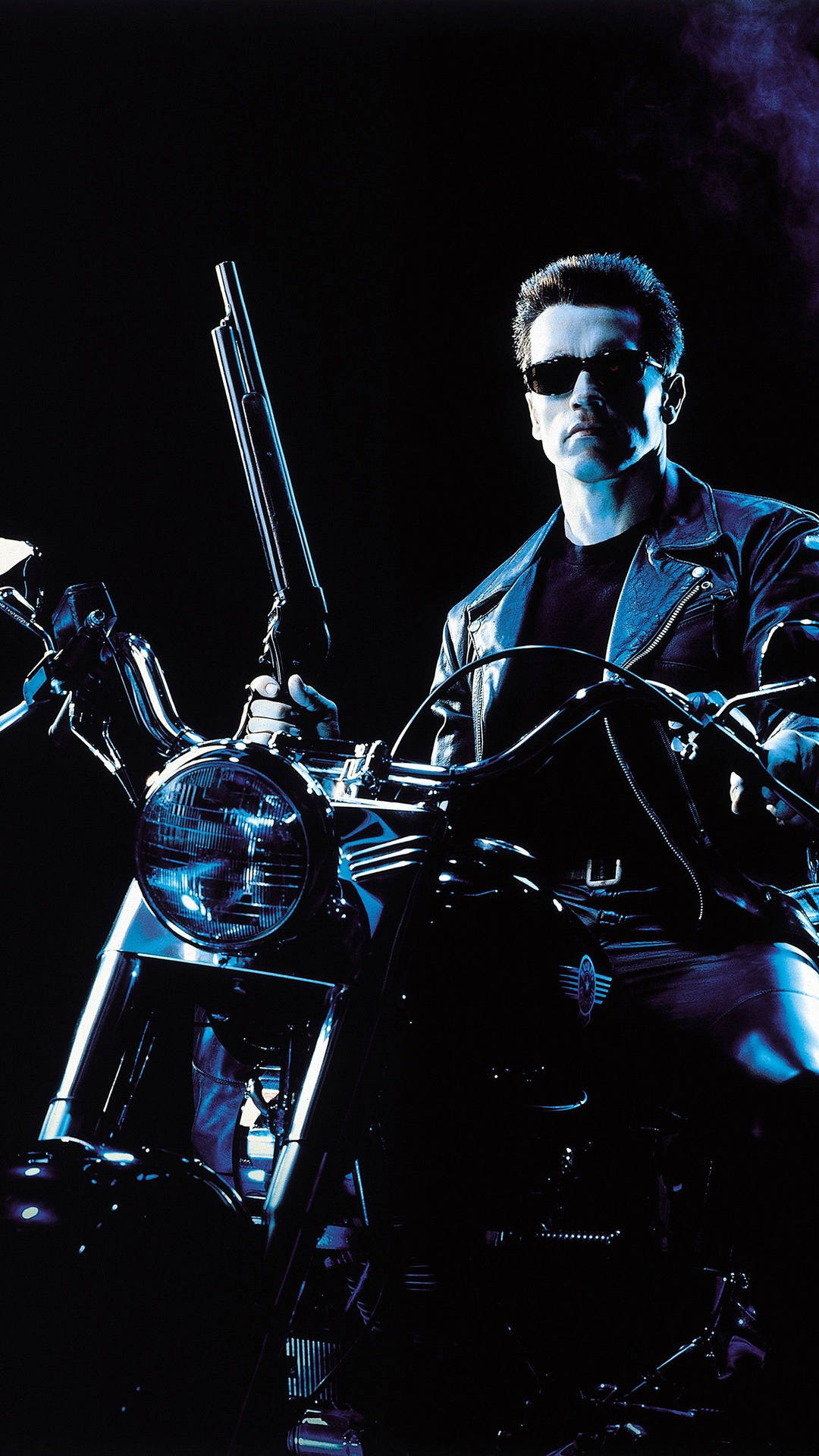 1080x1920 Download Arnold Schwarzenegger In Terminator Wallpaper