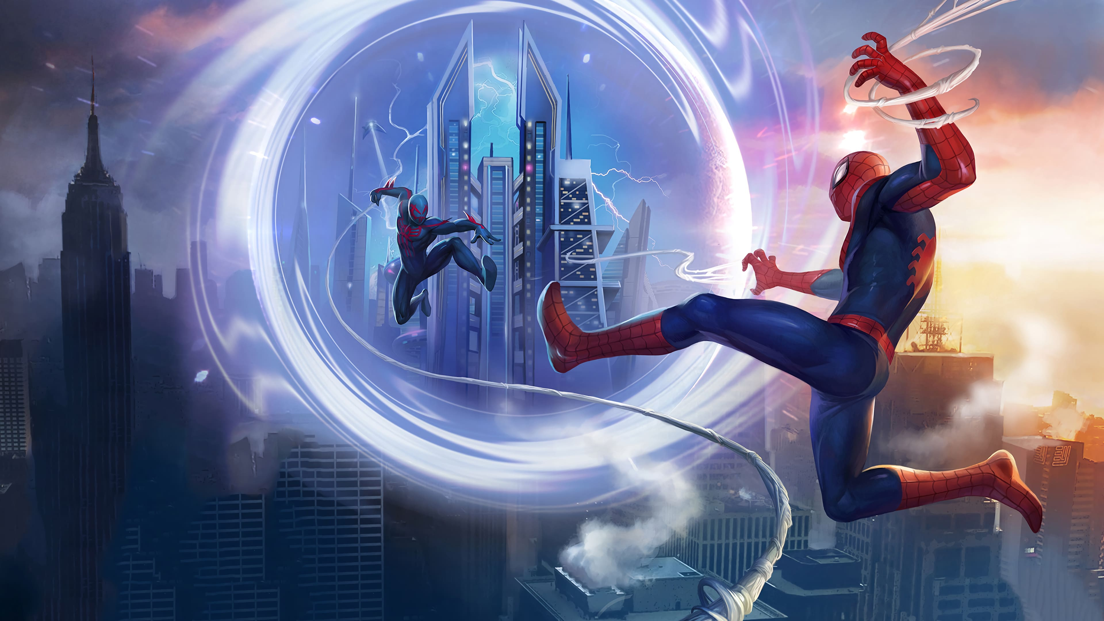 3840x2160 Spider Man Wallpapers Top Best Ultra 4k Spiderman Backgrounds Download [ HD