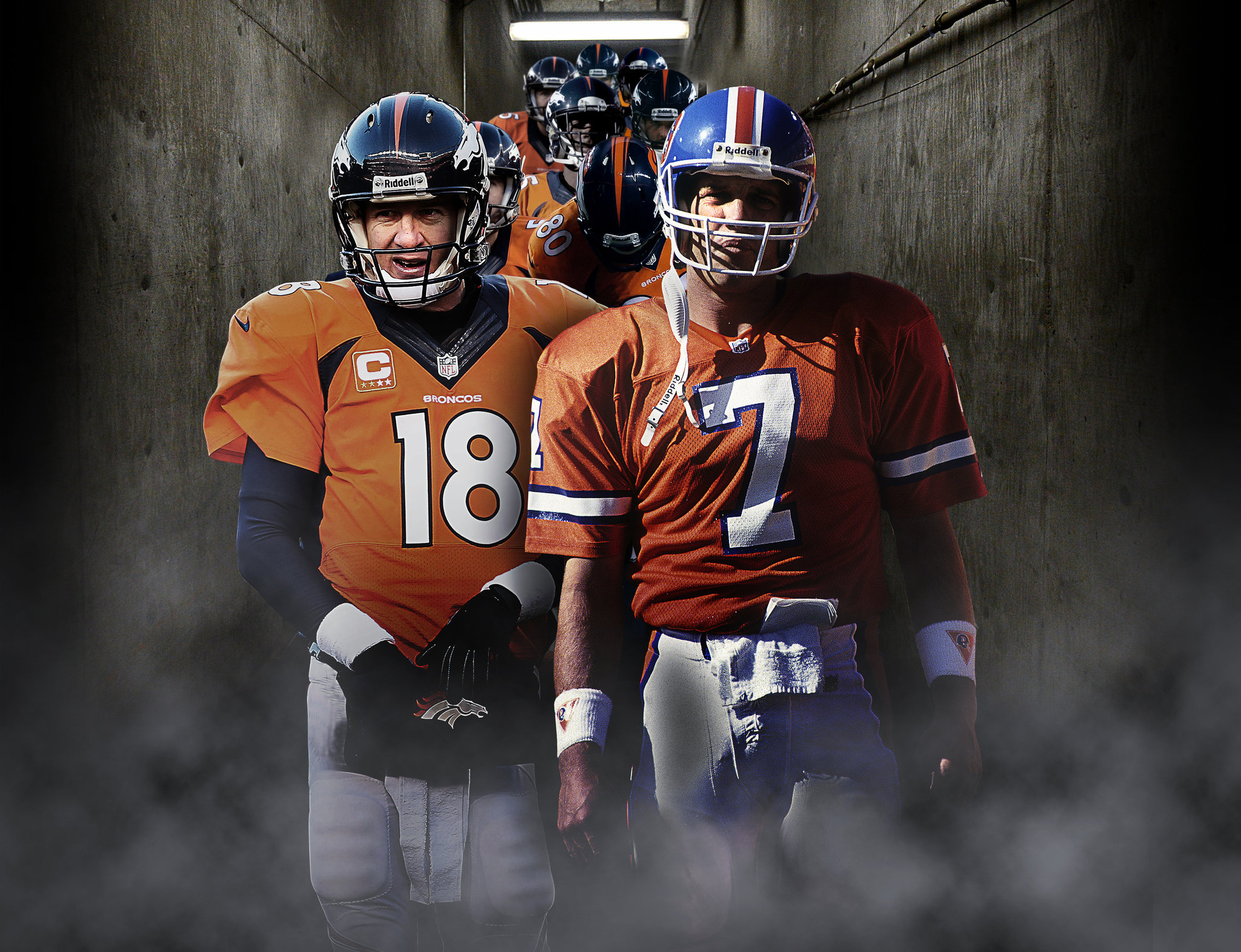 2048x1571 Two Broncos Quarterbacks, Sparkling in the Twilight The New York Times