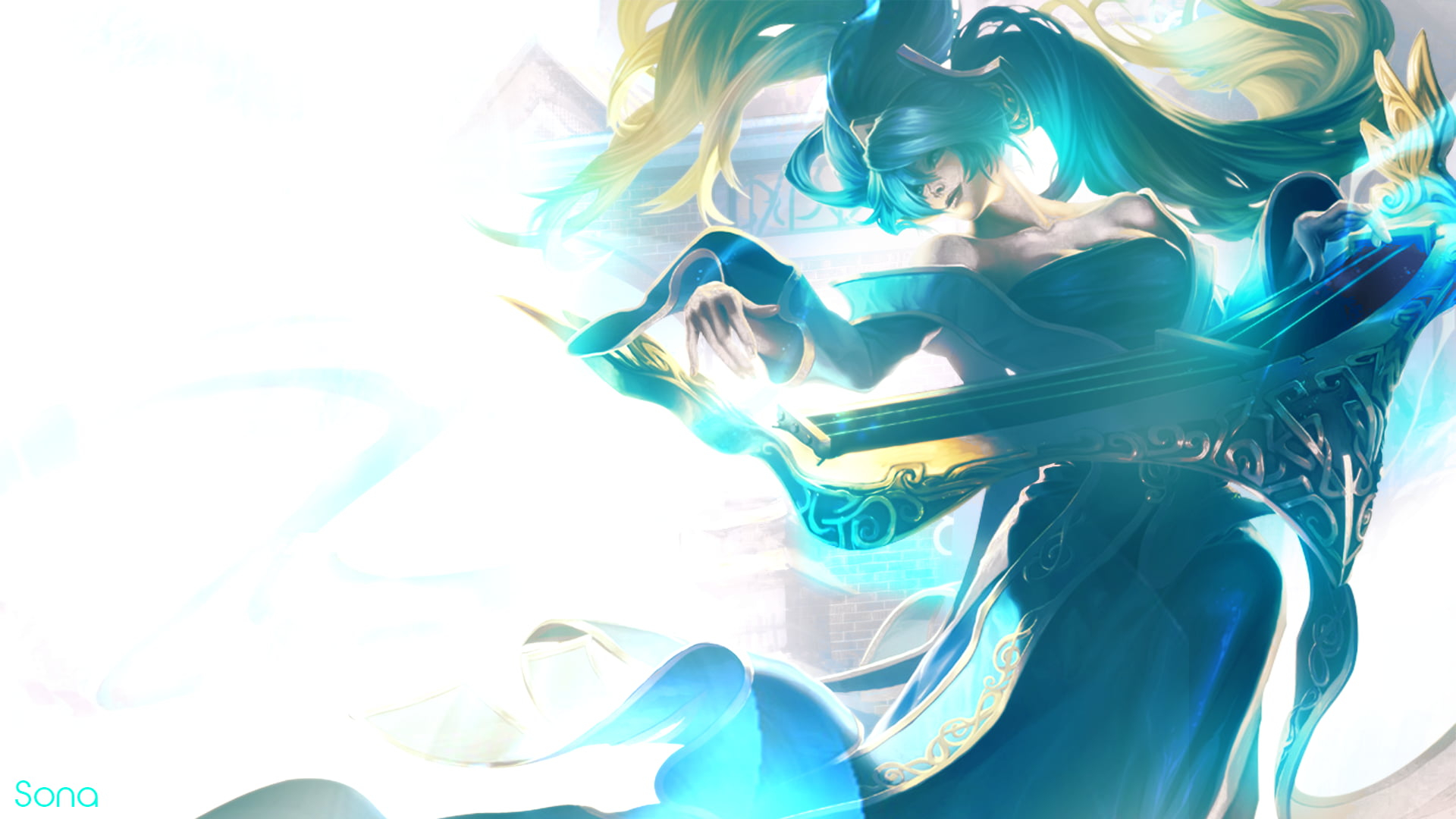 1920x1080 Female anime character wallpaper, League of Legends, Sona (League of Legends) HD wallpaper