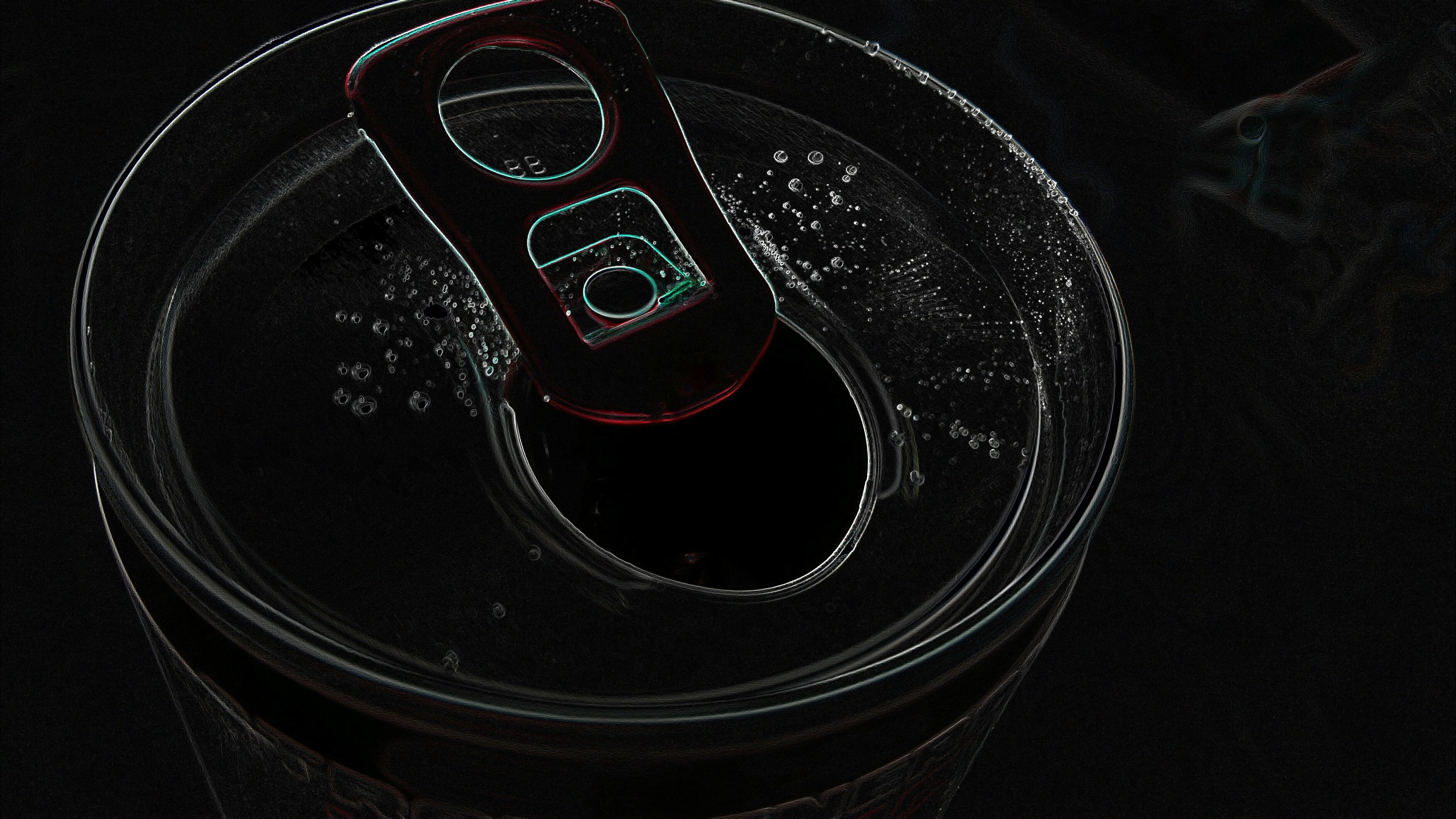 3771x2121 Black and gray car steering wheel, can, Pepsi, Coca-Cola, black HD wallpaper