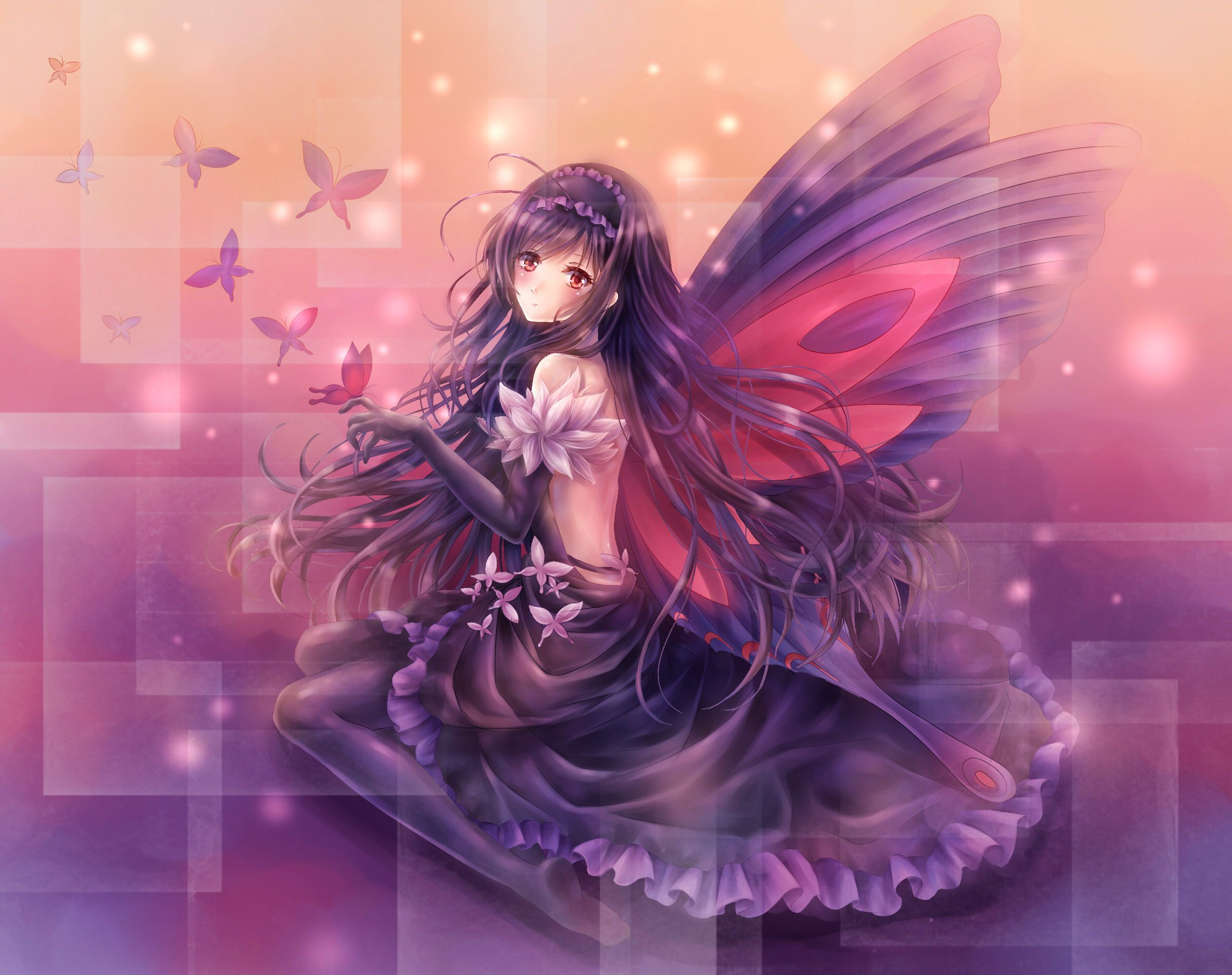 2400x1900 Purple Anime Fairy Wallpapers Top Free Purple Anime Fairy Backgrounds