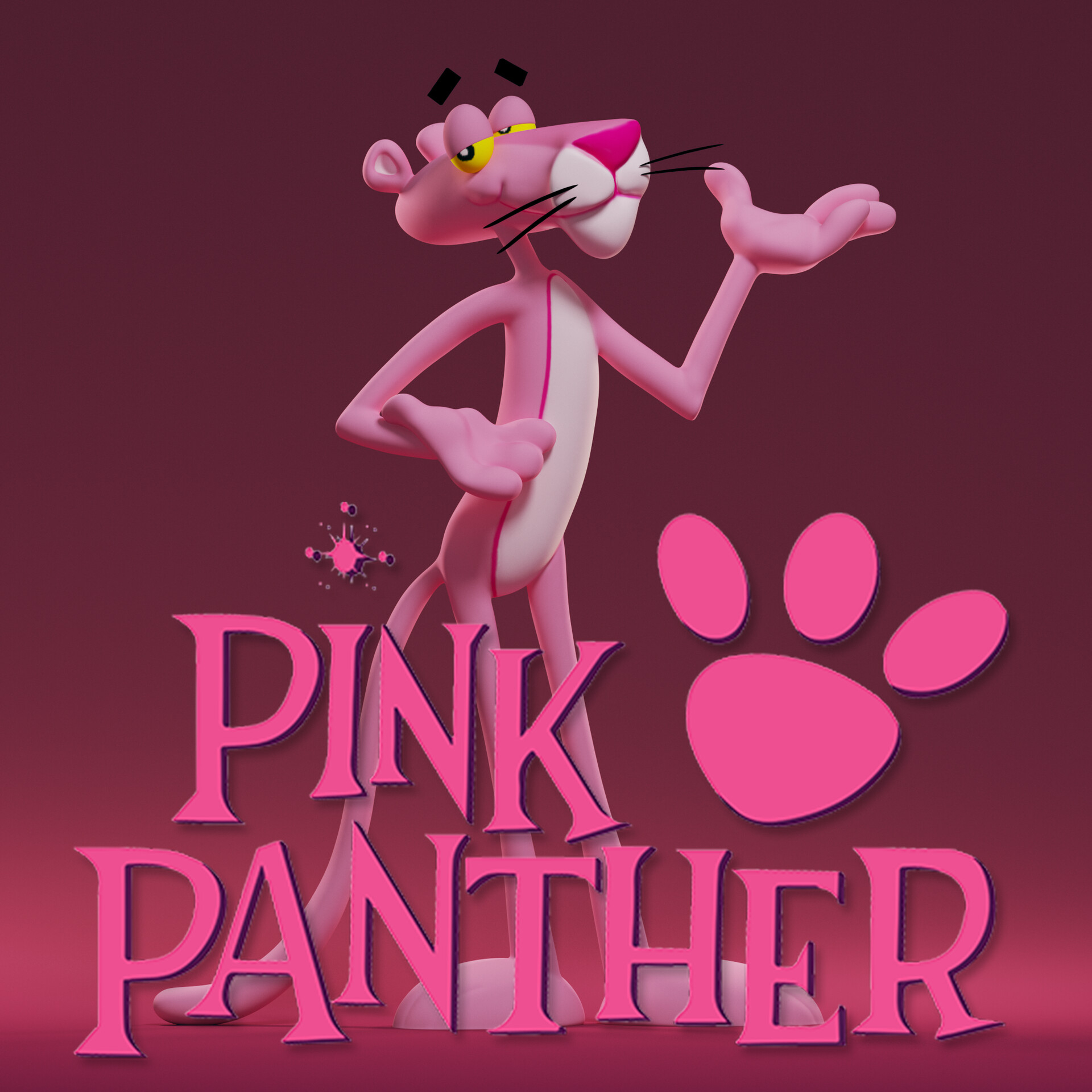 1920x1920 Gil Lagziel The Pink Panther