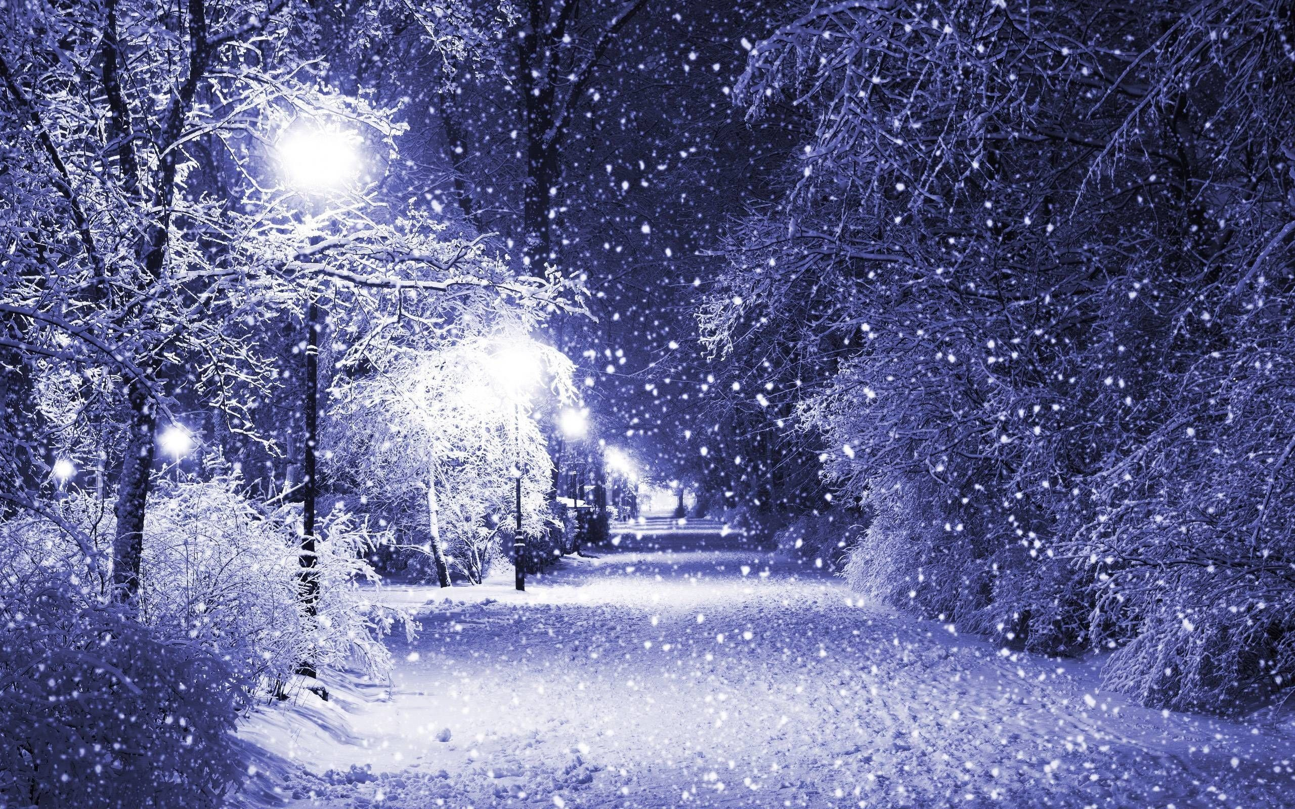 2560x1600 Snowy Christmas Night Wallpapers Top Free Snowy Christmas Night Backgrounds