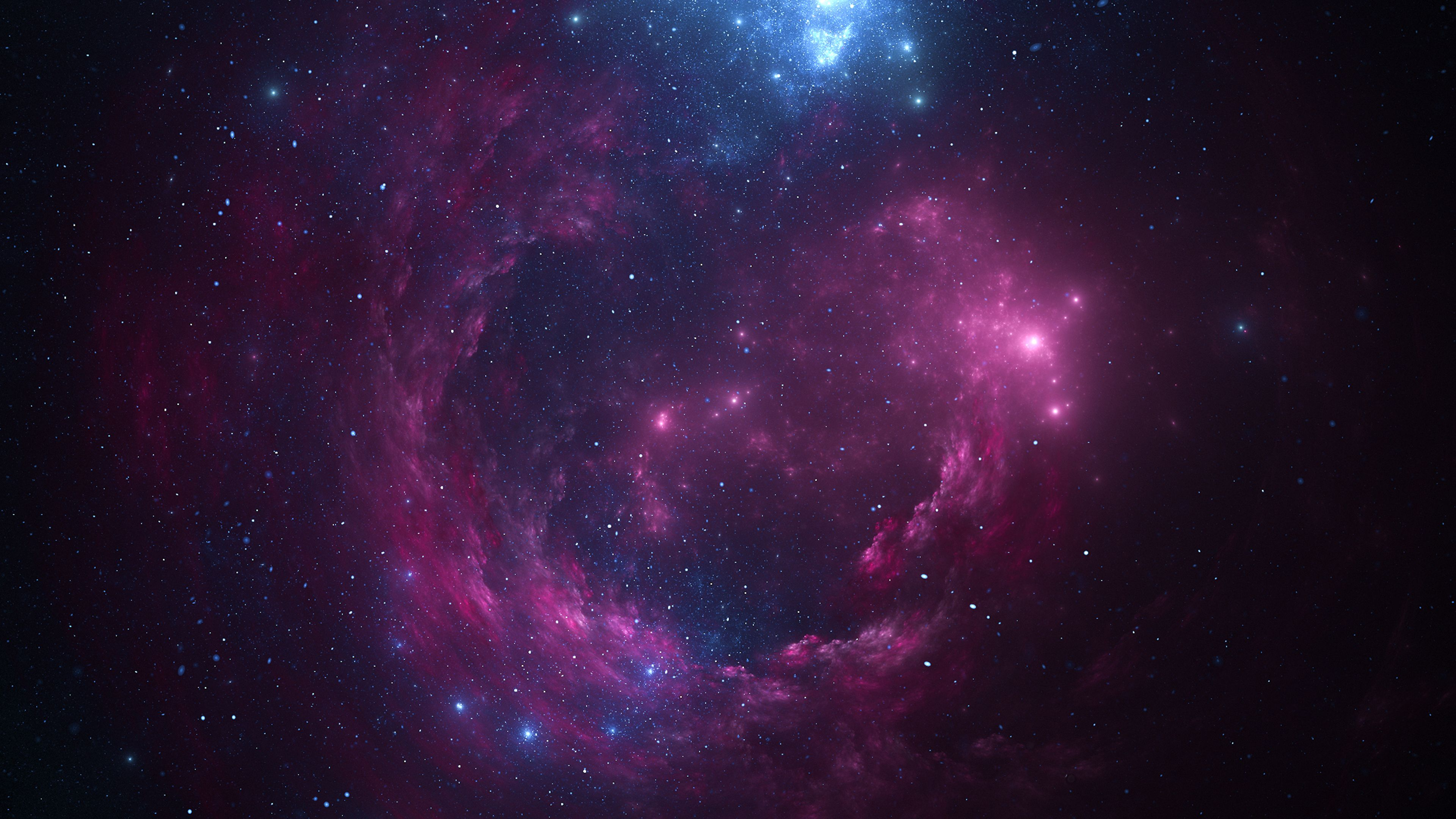 3840x2160 Pink Space Wallpapers