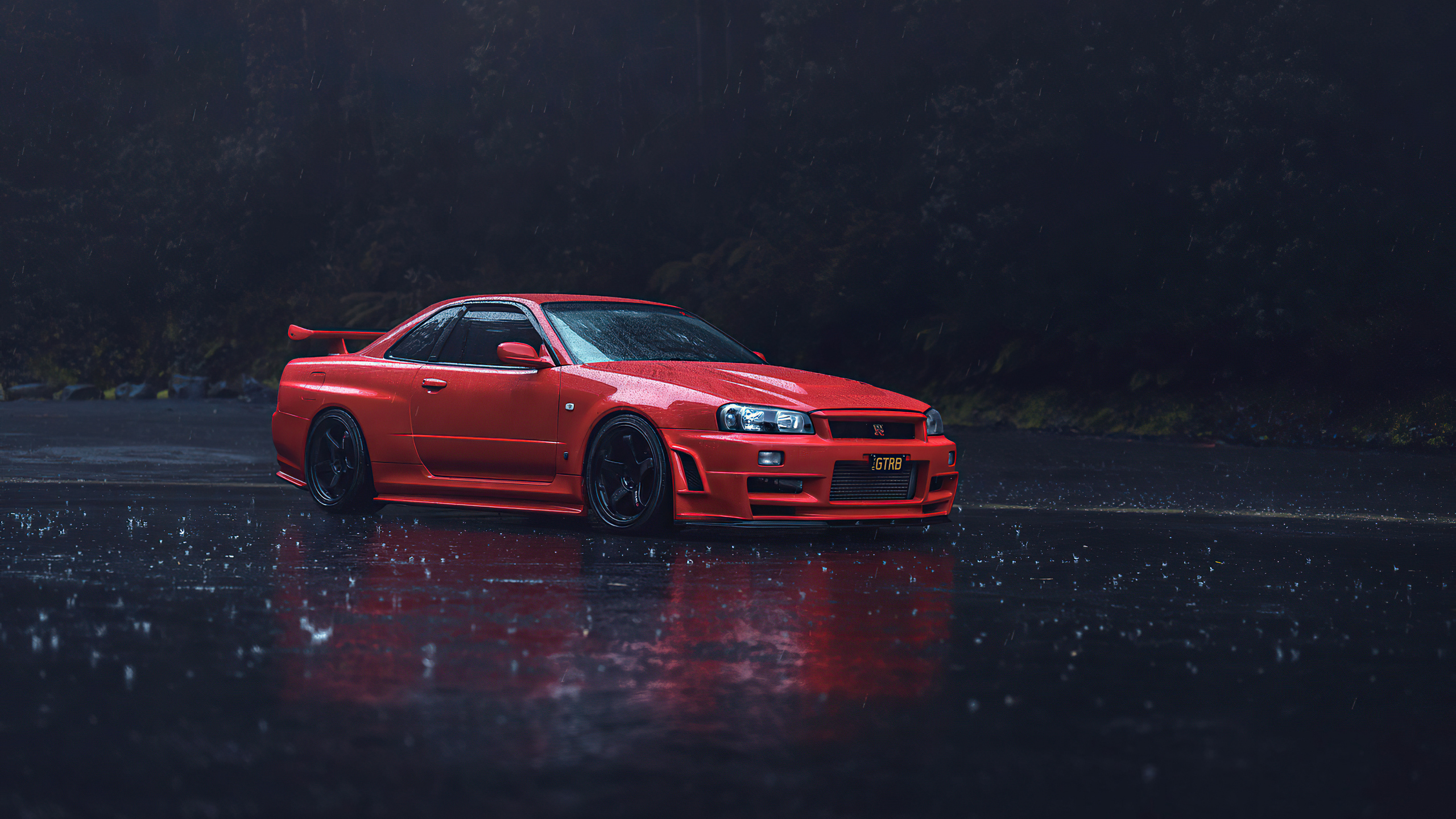 2560x1440 Red Nissan GTR R34 1440P Resolution HD 4k Wallpapers, Images, Backgrounds, Photos and Pictures