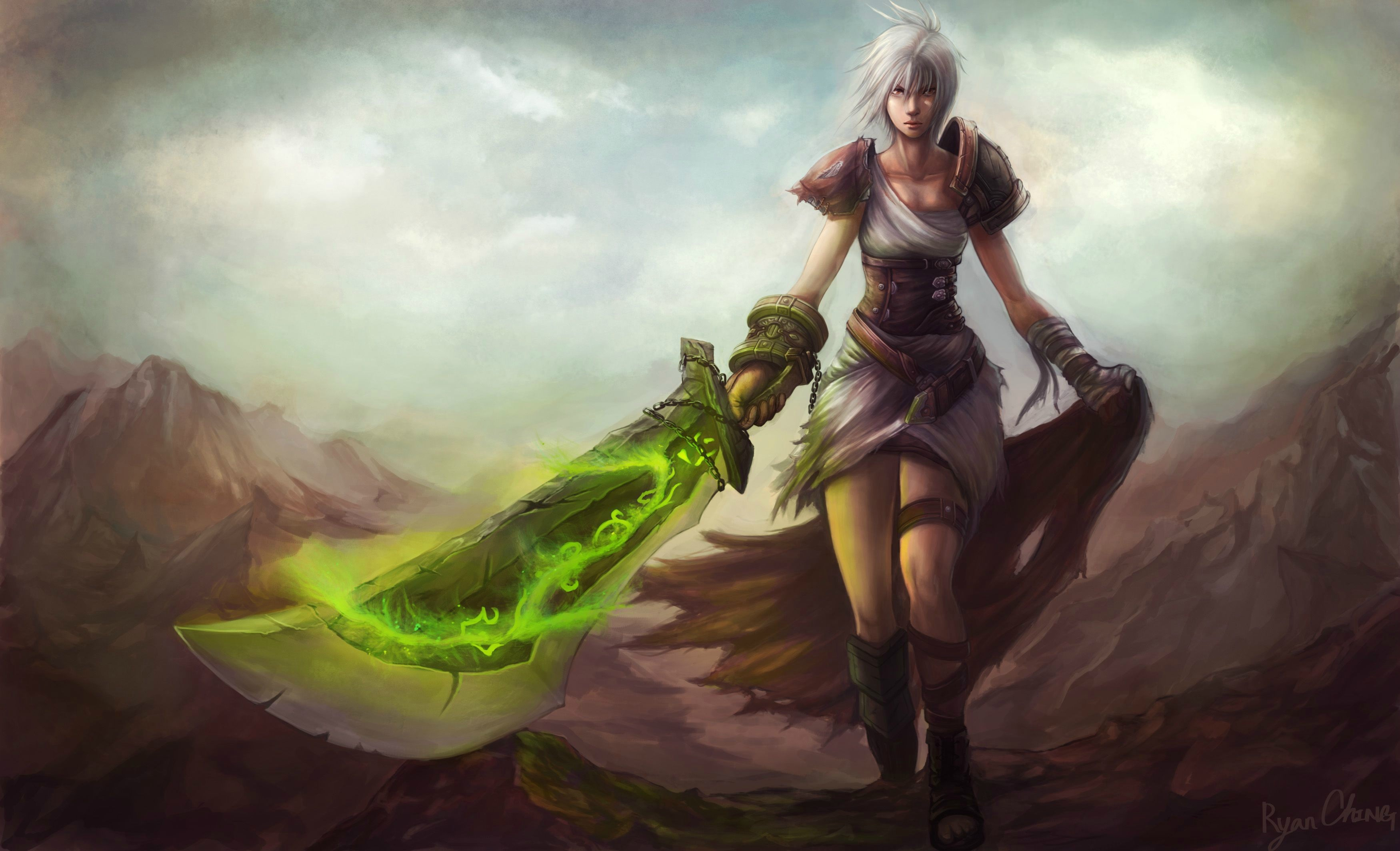 3500x2129 180+ Riven (League Of Legends) HD Wallpapers and Backgrounds