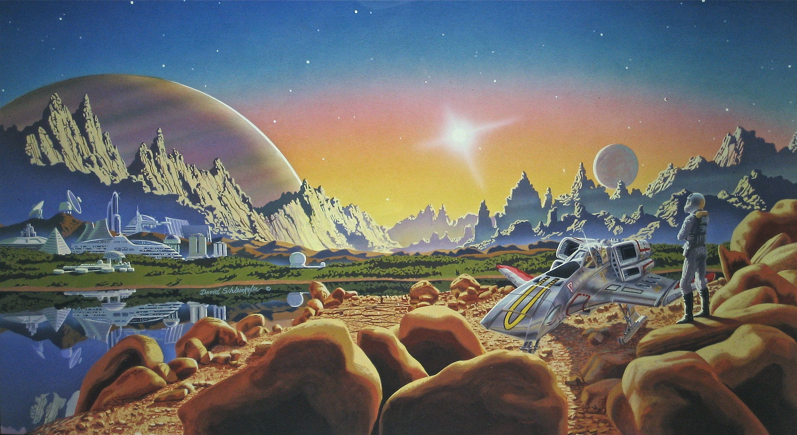 2720x1486 Vintage Sci-Fi Art Wallpapers Top Free Vintage Sci-Fi Art Backgrounds