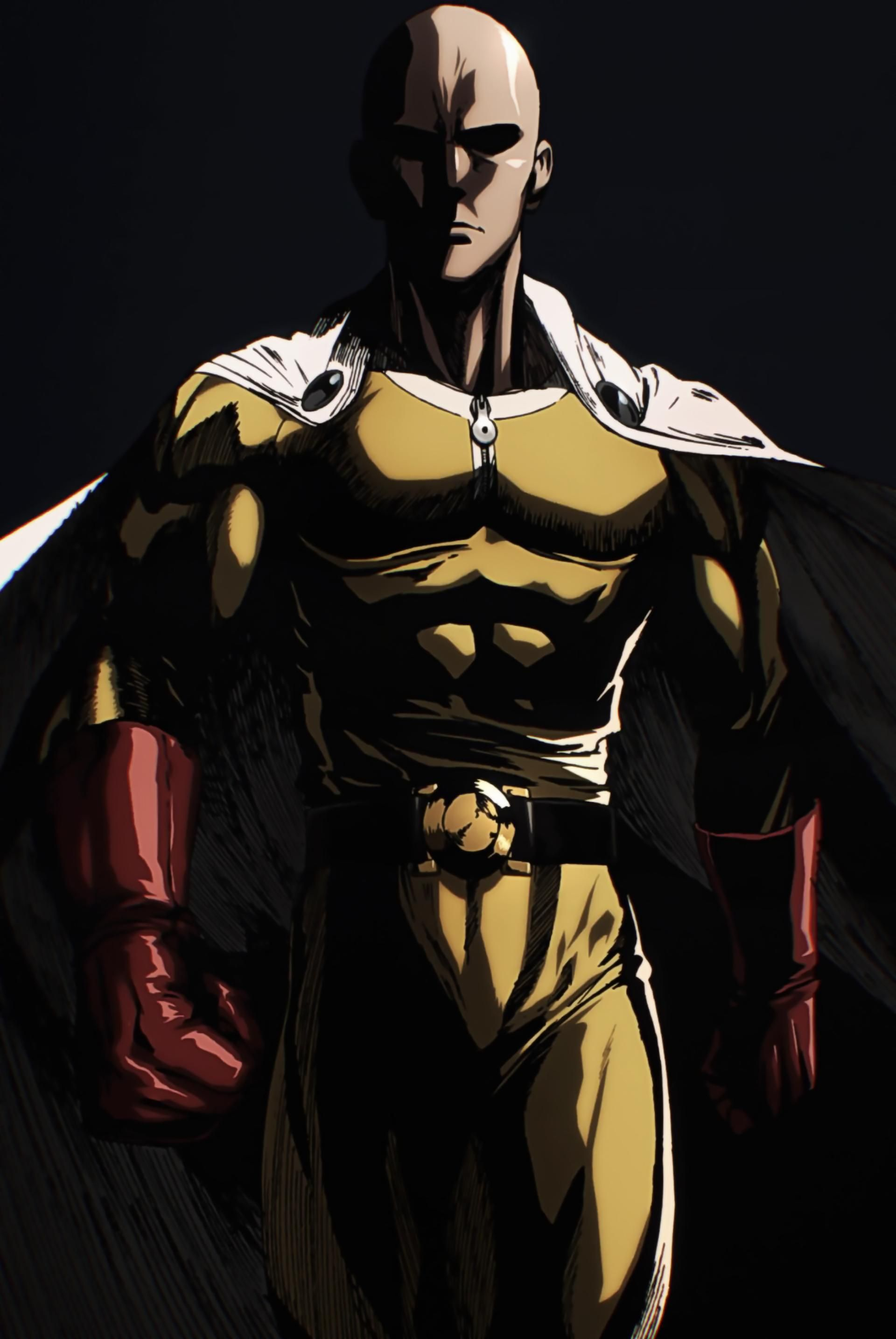 1920x2867 Rendered out some [ONE PUNCH MAN] wallpapers because not enough bald guys in yellow leotard on this&acirc;&#128;&brvbar; | One punch man anime, Saitama one punch man, Saitama one punch
