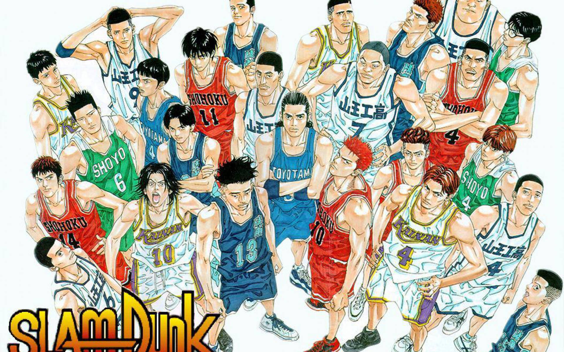1920x1200 Download Slam Dunk Basketball Teams Wallpaper