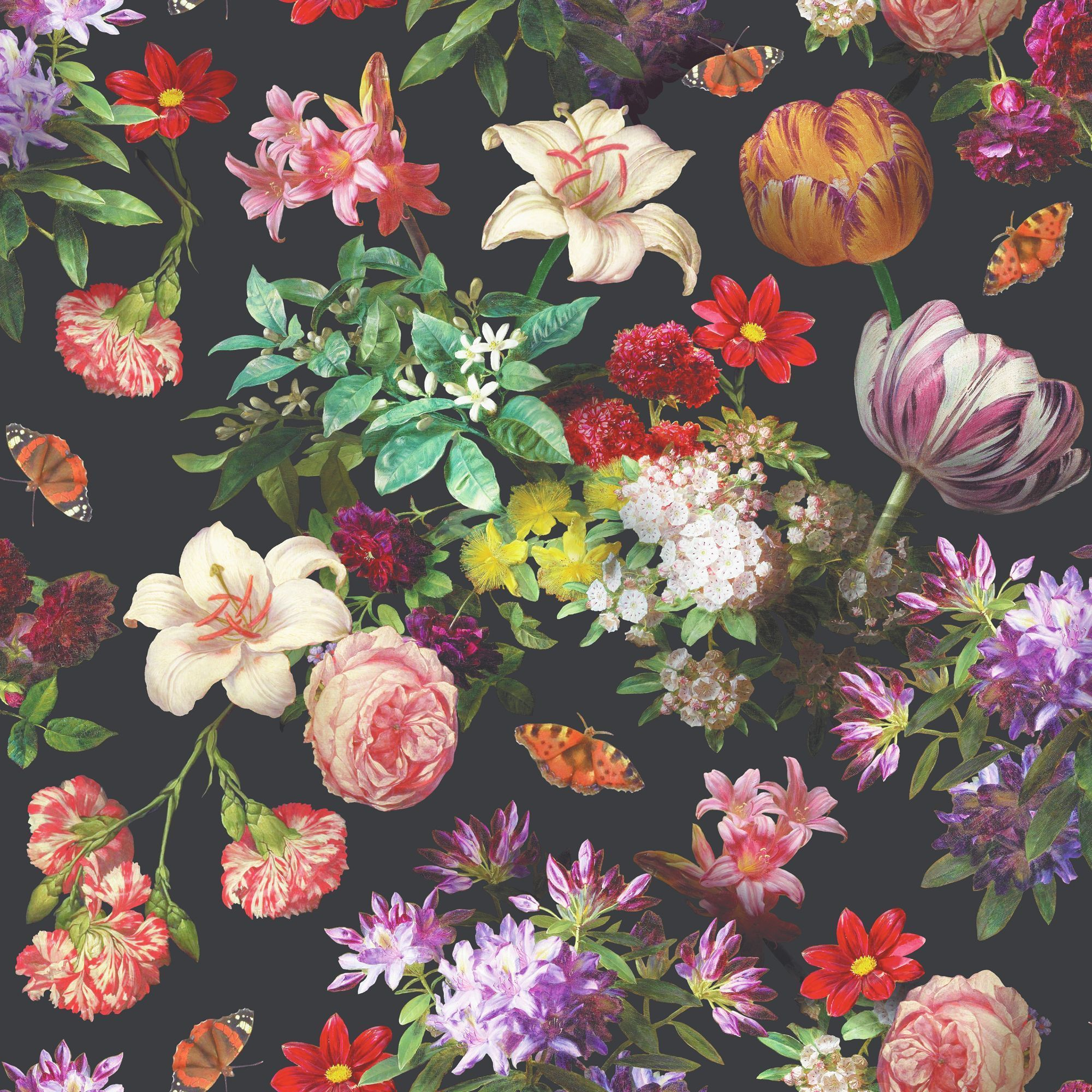 2000x2000 Dark Vintage Floral Wallpapers Top Free Dark Vintage Floral Backgrounds